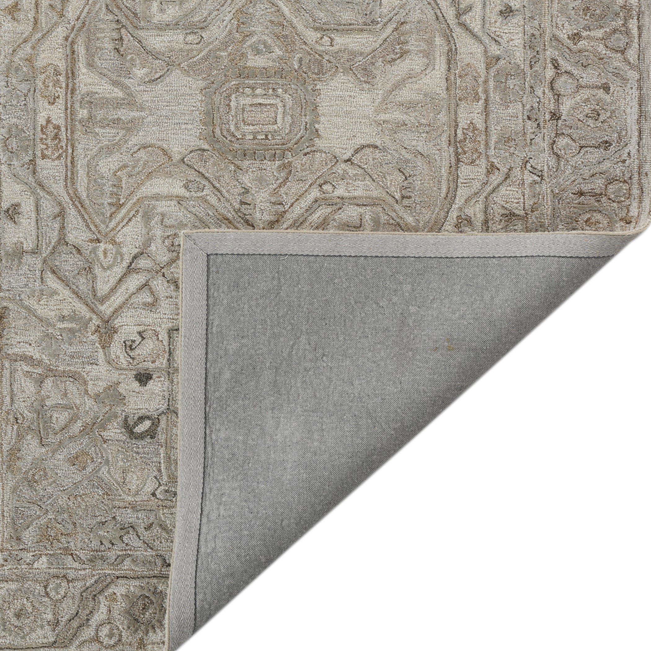 Saraswati Global Rug , Handcrafted Area Rug, 8x10 Feet, Wool & Viscose Rug, Luxurious Anti-Skid & Anti Slip Backing Carpet , Ideal for Bedroom, Living Room, and Dining Room, Kids Room, Office Rug.