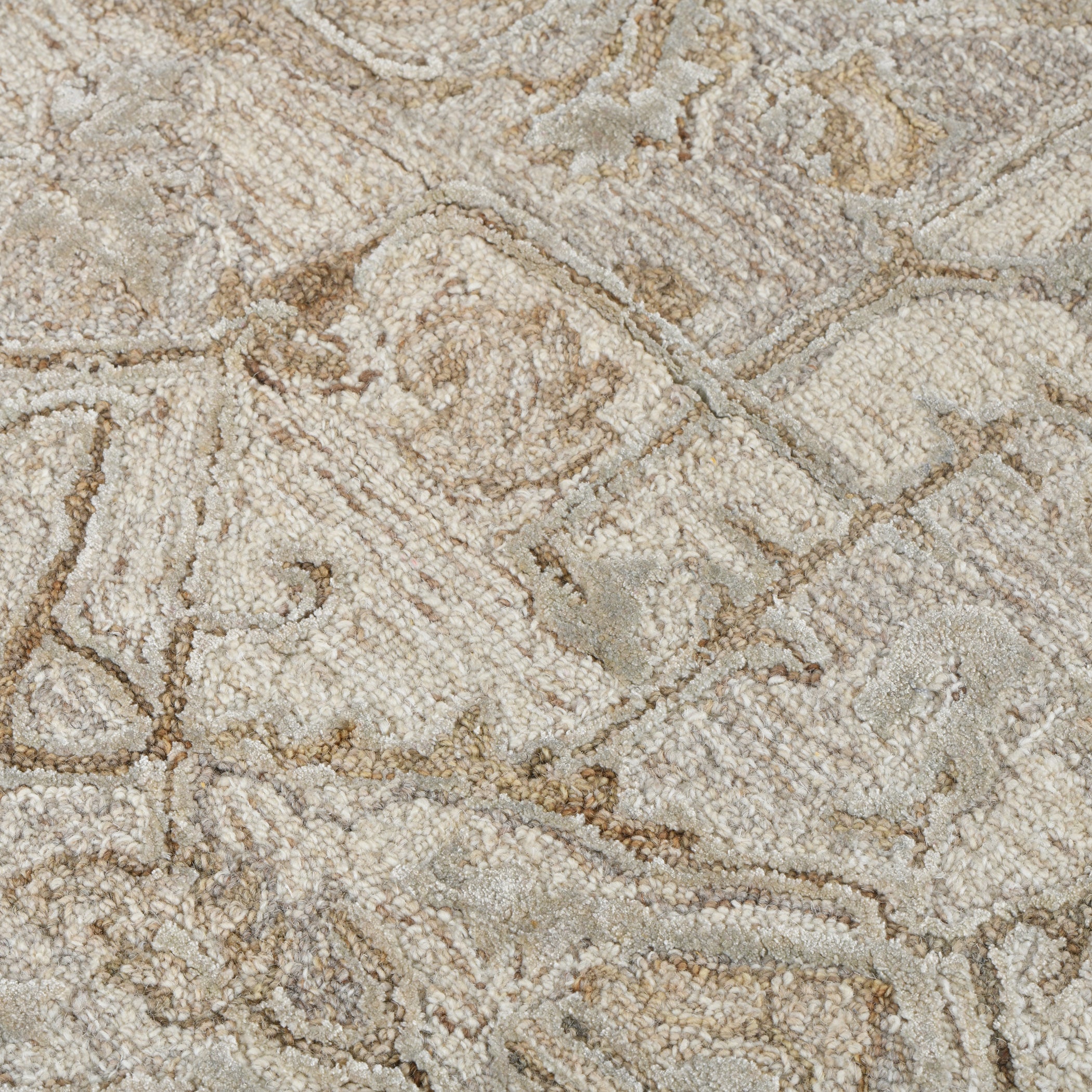 Saraswati Global Rug , Handcrafted Area Rug, 8x10 Feet, Wool & Viscose Rug, Luxurious Anti-Skid & Anti Slip Backing Carpet , Ideal for Bedroom, Living Room, and Dining Room, Kids Room, Office Rug.