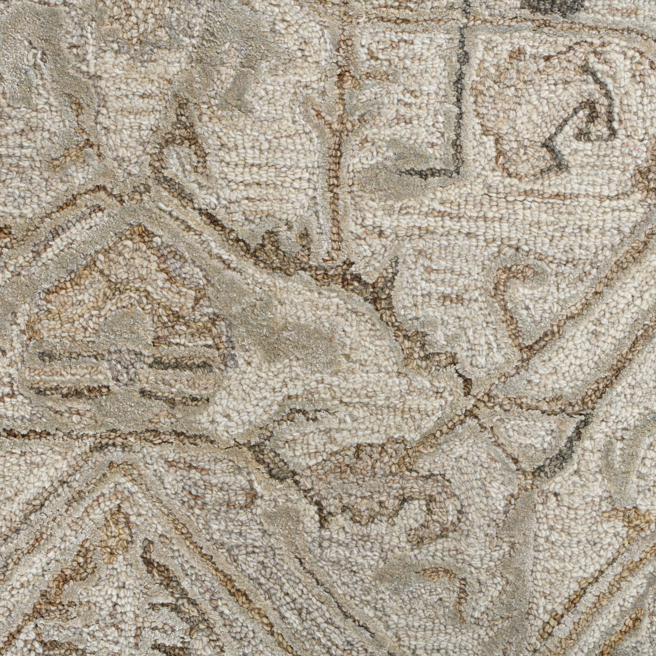 Saraswati Global Rug , Handcrafted Area Rug, 8x10 Feet, Wool & Viscose Rug, Luxurious Anti-Skid & Anti Slip Backing Carpet , Ideal for Bedroom, Living Room, and Dining Room, Kids Room, Office Rug.