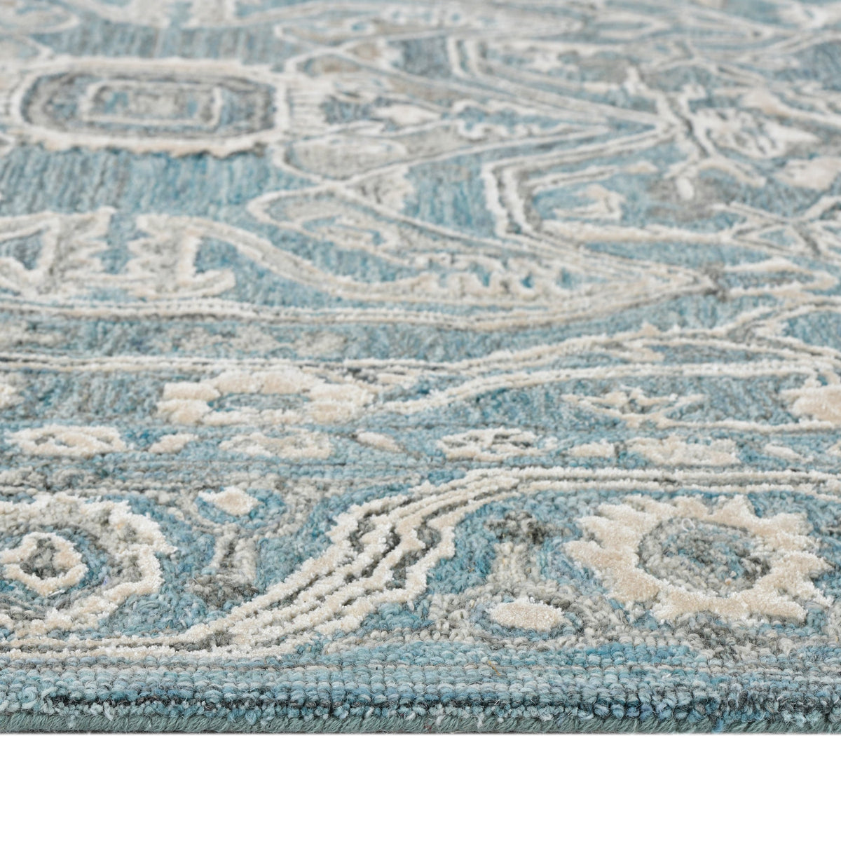 Saraswati Global Rug, Wool Area Rug, 4x6 Feet, Luxurius Rug, Ideal for Bedroom, Living Room, and Dining Room, Kids Room, Office Rug, Anti-Skid & Anti Slip Backing Carpet. Saraswati Global