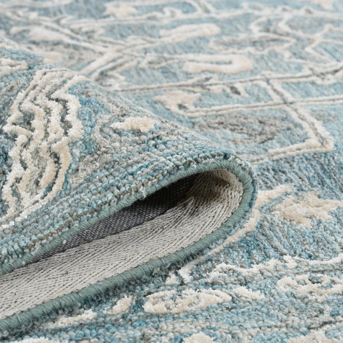 Saraswati Global Rug, Wool Area Rug, 4x6 Feet, Luxurius Rug, Ideal for Bedroom, Living Room, and Dining Room, Kids Room, Office Rug, Anti-Skid & Anti Slip Backing Carpet. Saraswati Global