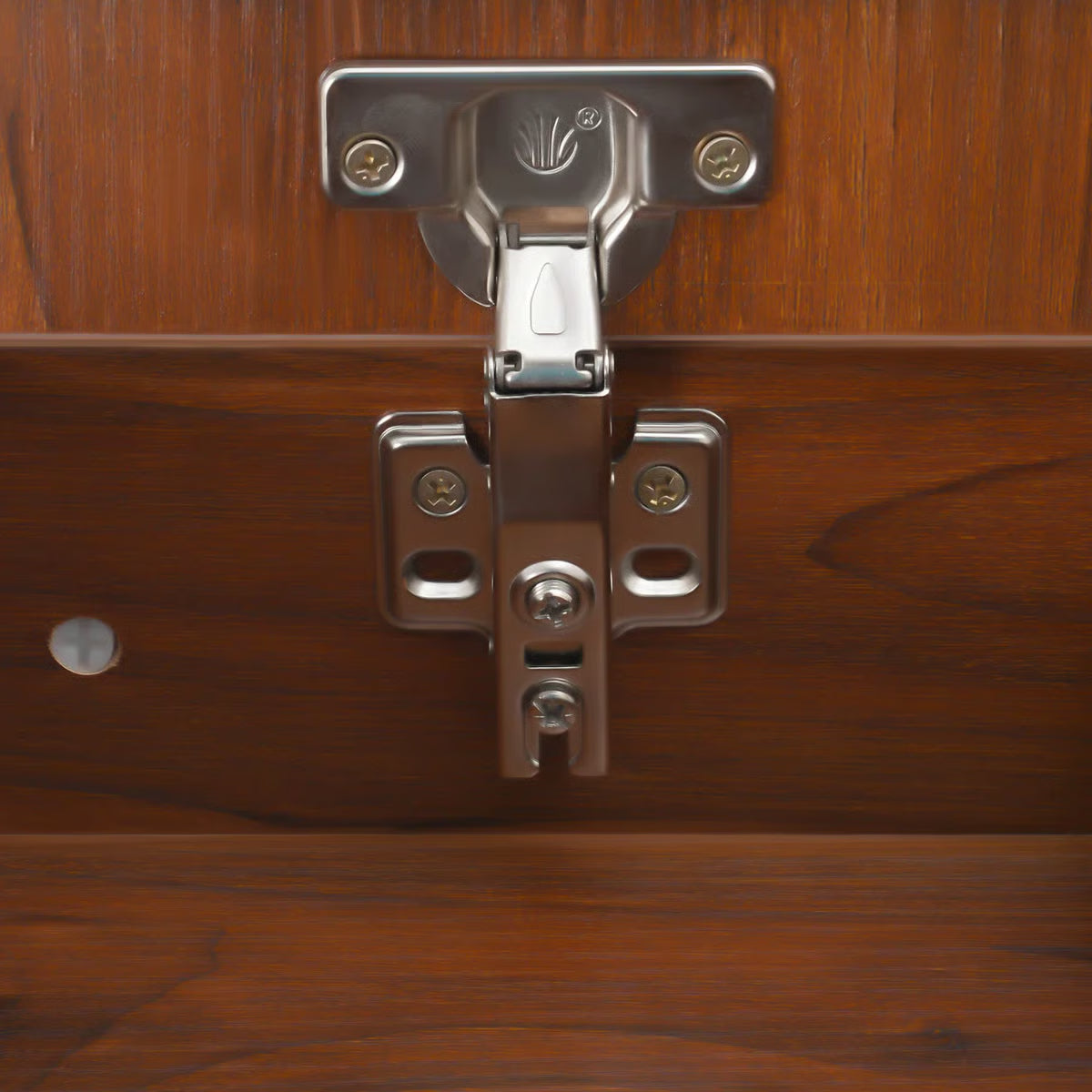 Compact Vanity Table with Mirror and Comfortable Seating