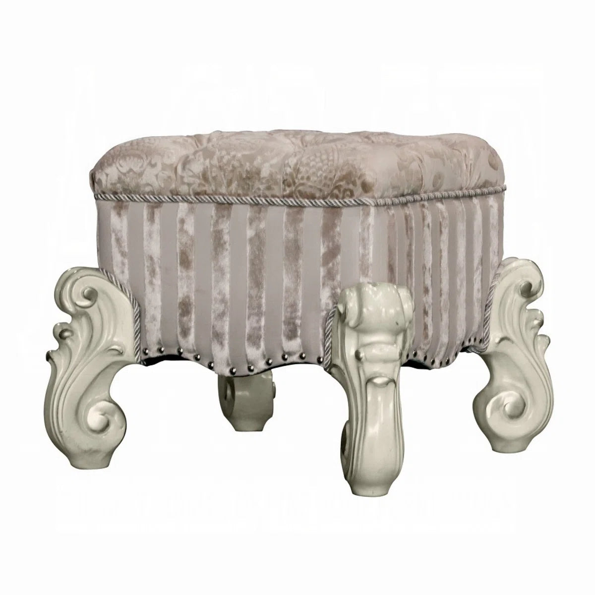 Ouch Cart Luxury Vanity Dressing Table Set with Mirror & Stool OUCH CART