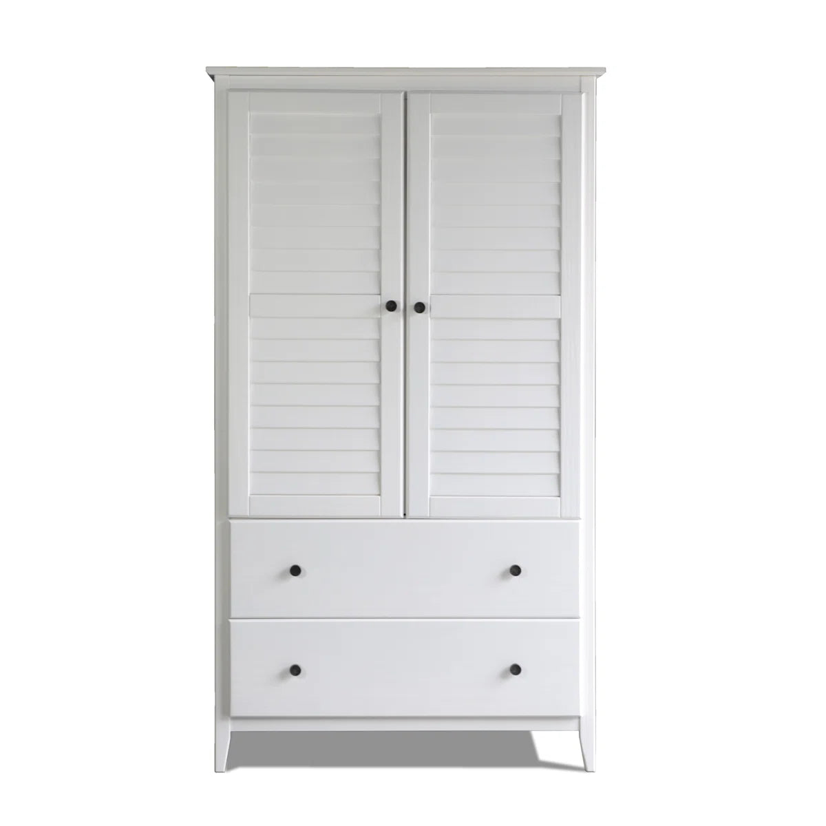 Greenport Armoire Large Storage Solid Wood Wardrobe for Bedroom OUCH CART
