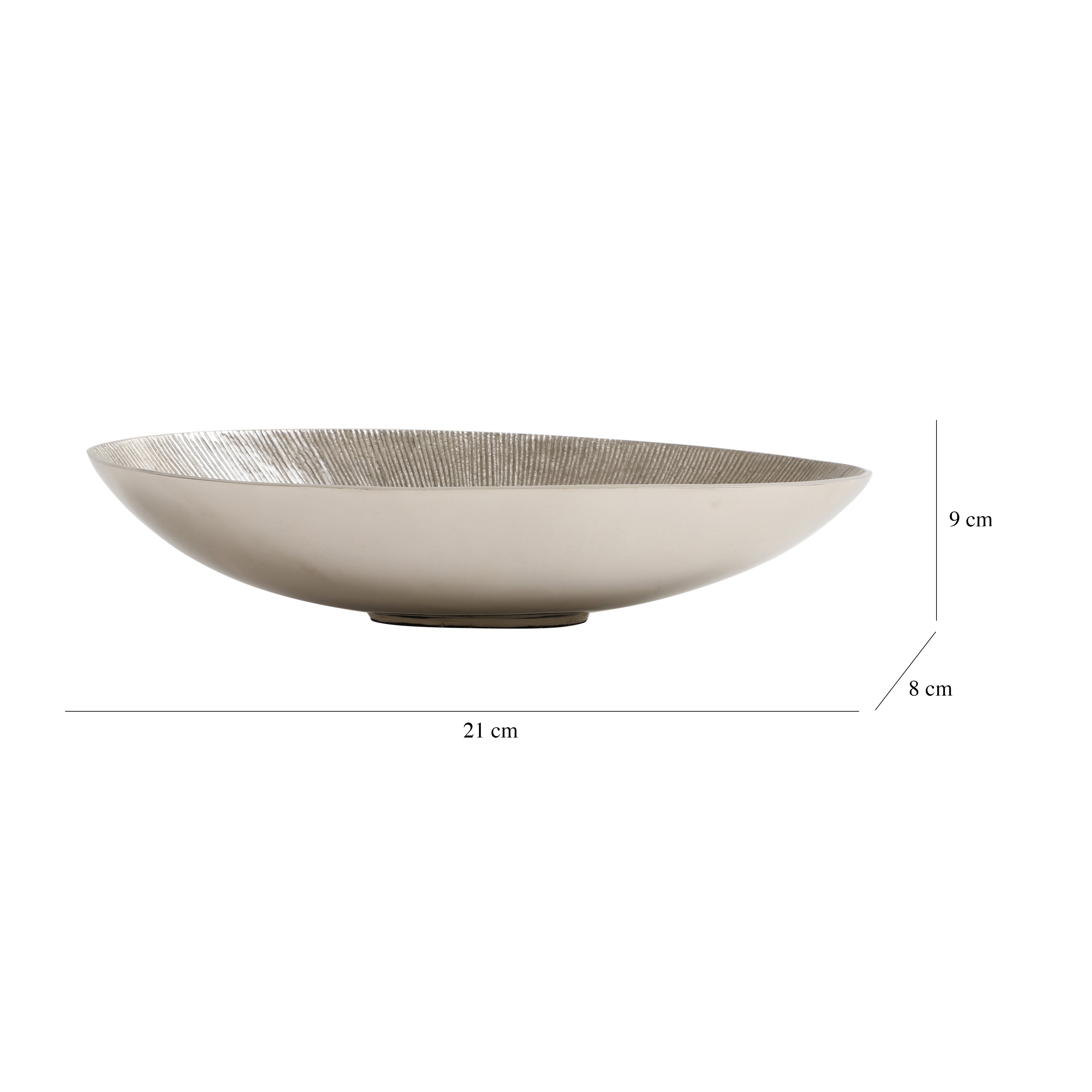 The Shining Silver Accent Bowl M.M.I. OVERSEAS