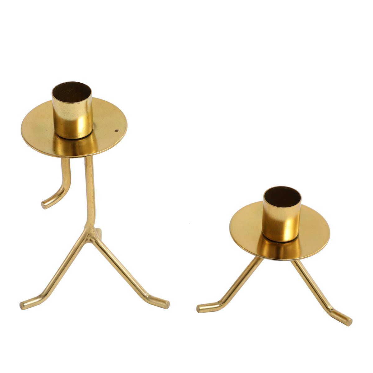 Marquesa Glow Candle Holders In Gold M.M.I. OVERSEAS