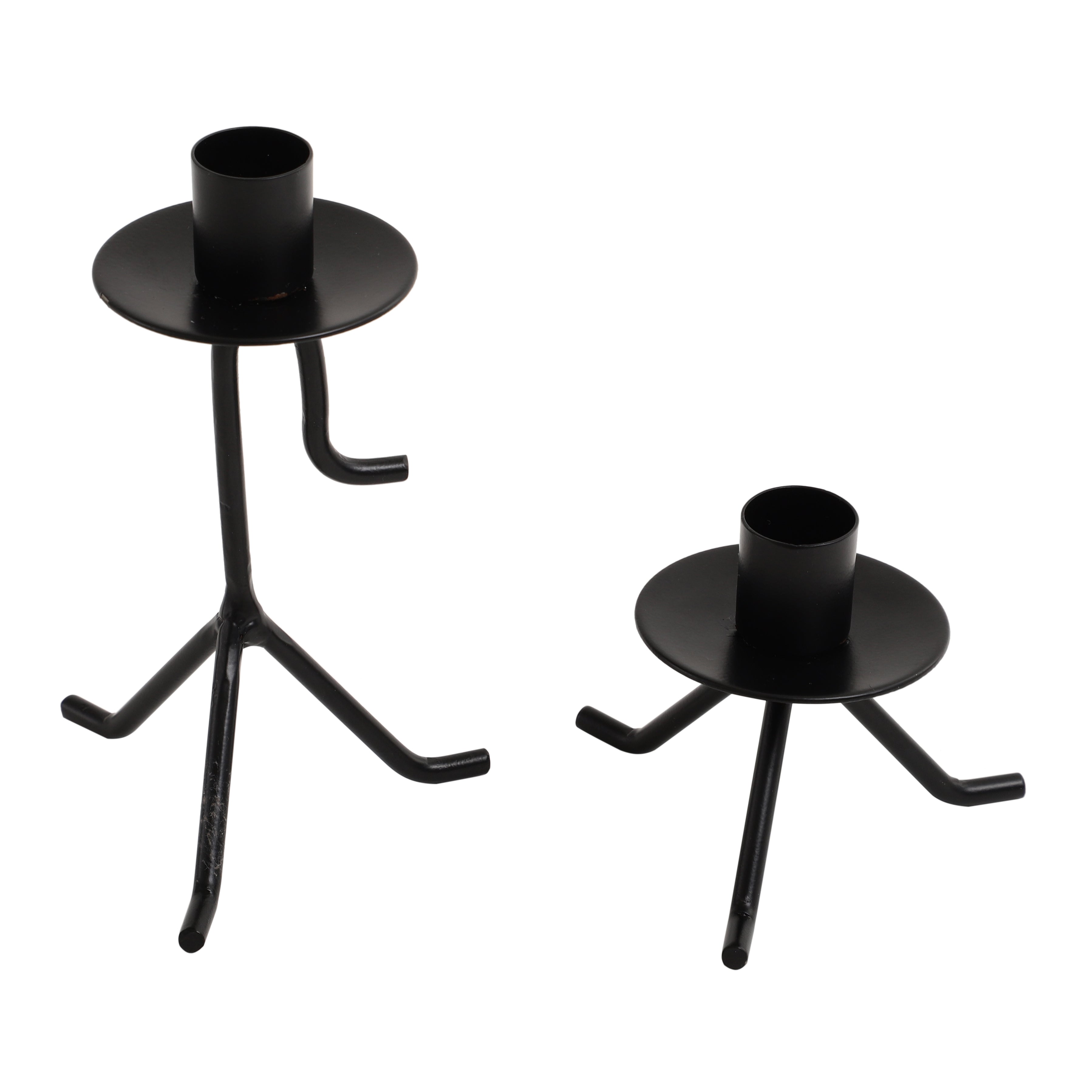 Marquesa Glow Candle Holders In Black M.M.I. OVERSEAS