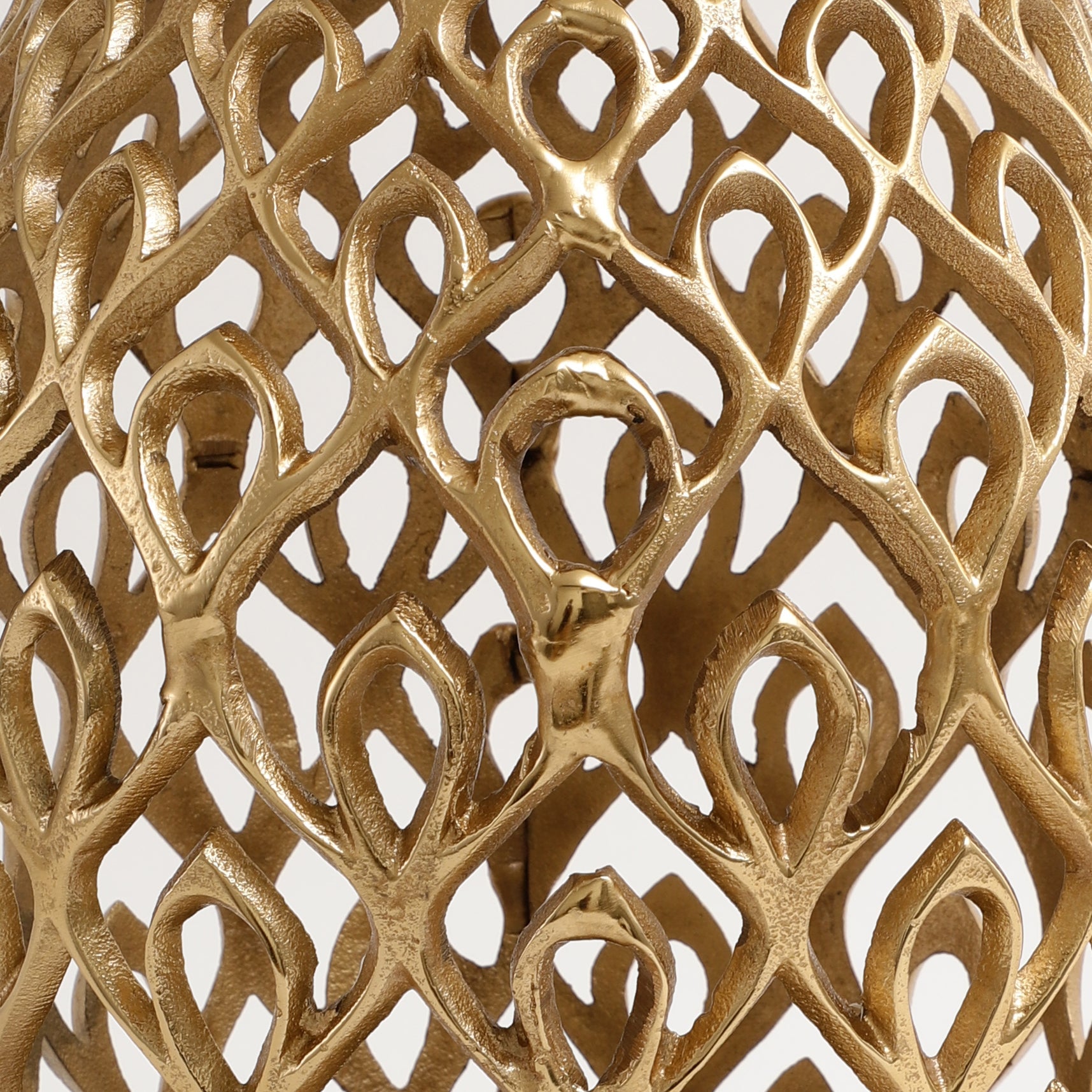 Cavendish Ornate Metal Floor Vase In Gold M.M.I. OVERSEAS