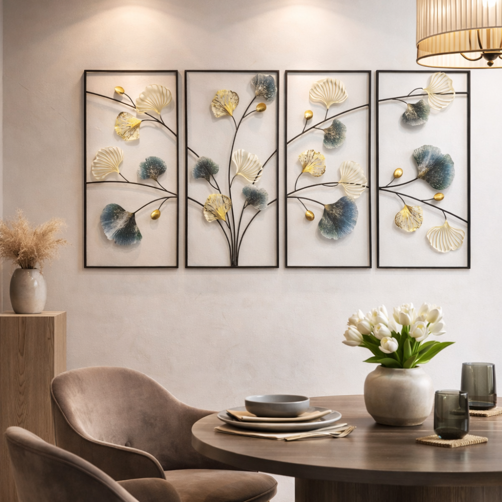 Home Decoration, Living room, drwaing room & Bedroom Floral Golden Frames, National Handicraft Town