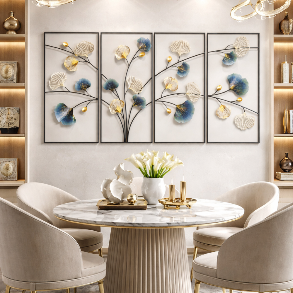 Home Decoration, Living room, drwaing room & Bedroom Floral Golden Frames, National Handicraft Town