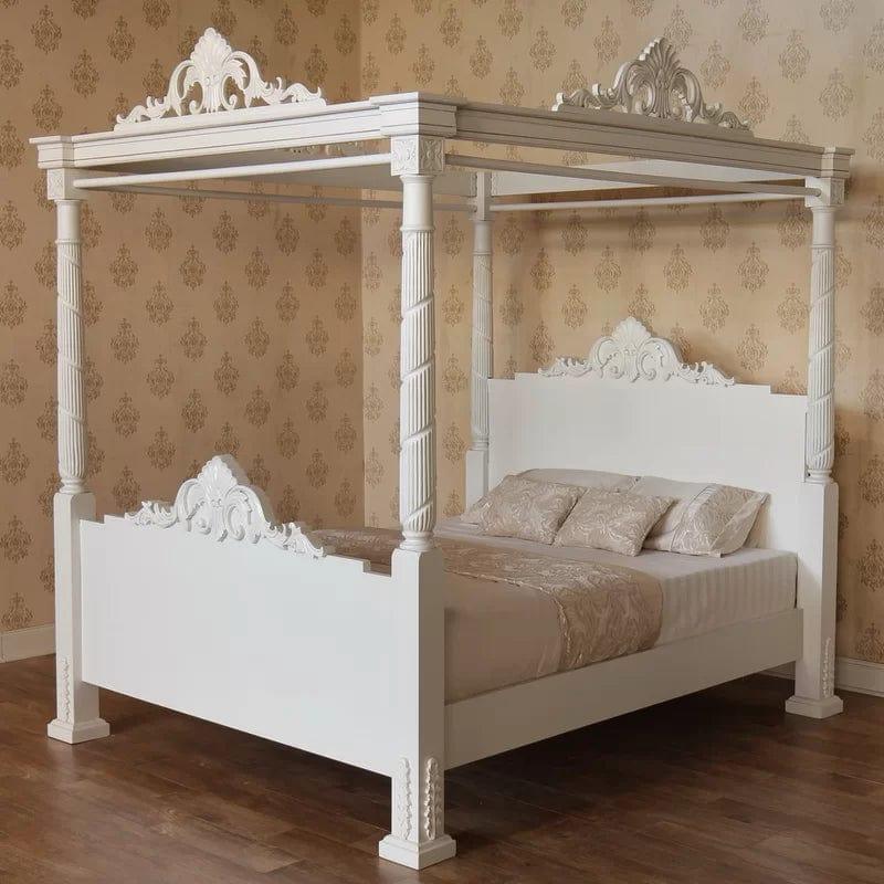 Wesleyan Canopy Bed - Ouch Cart