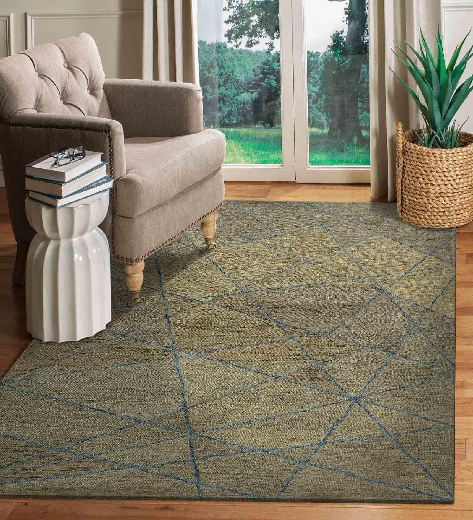 CEDAR Wool Asteria 4x6 Feet Hand-Tufted Carpet - Rug - Ouch Cart