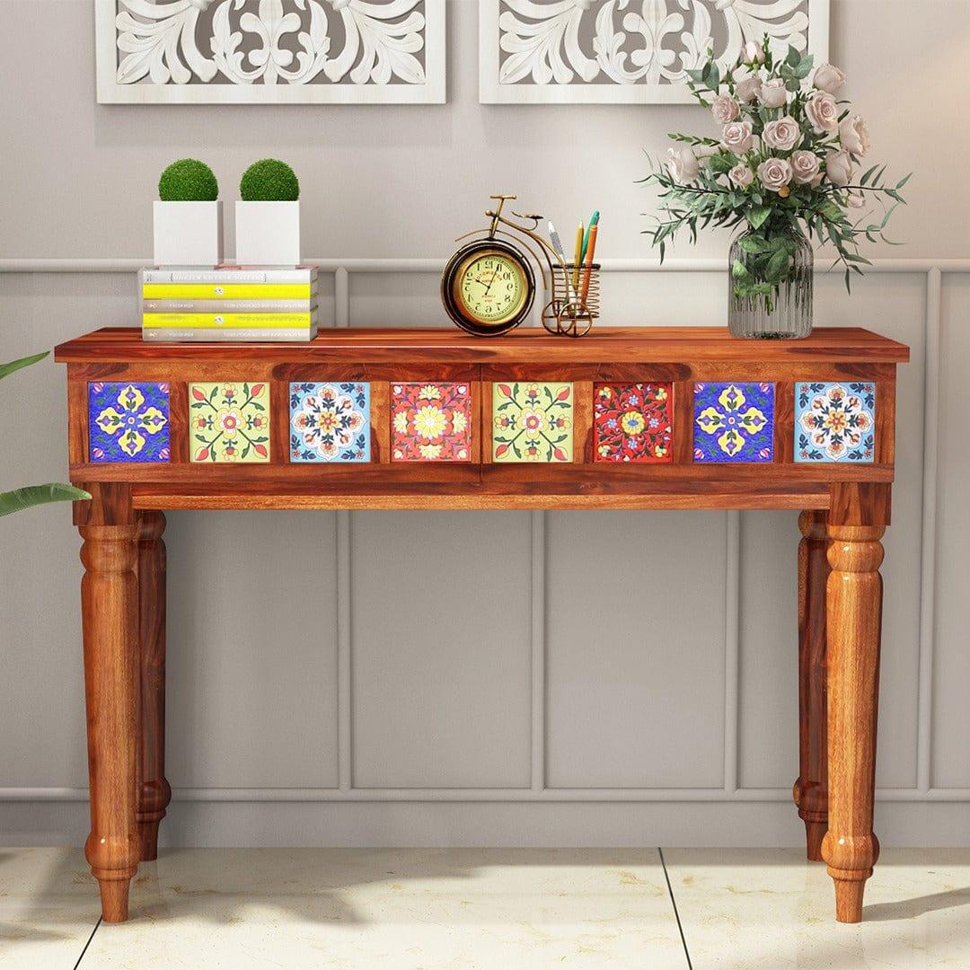 Boho Console Table Decor