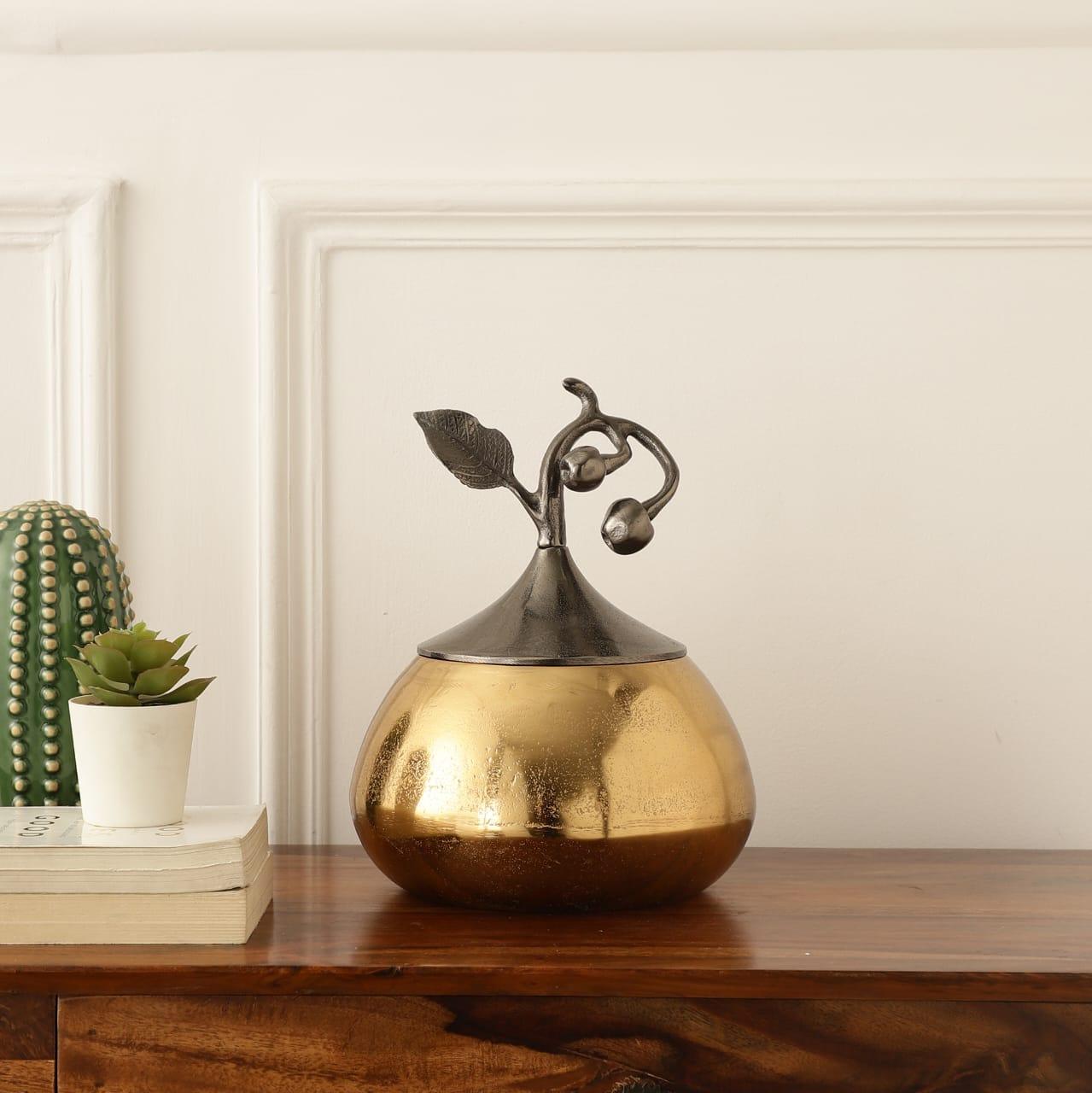 Cherry Vine Gold Décorative Box - Ouch Cart