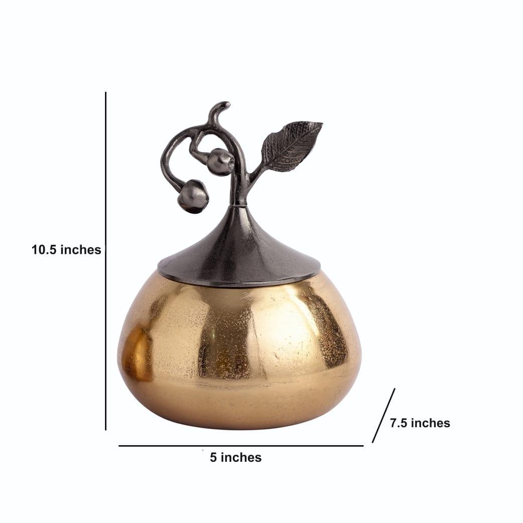 Cherry Vine Gold Décorative Box - Ouch Cart