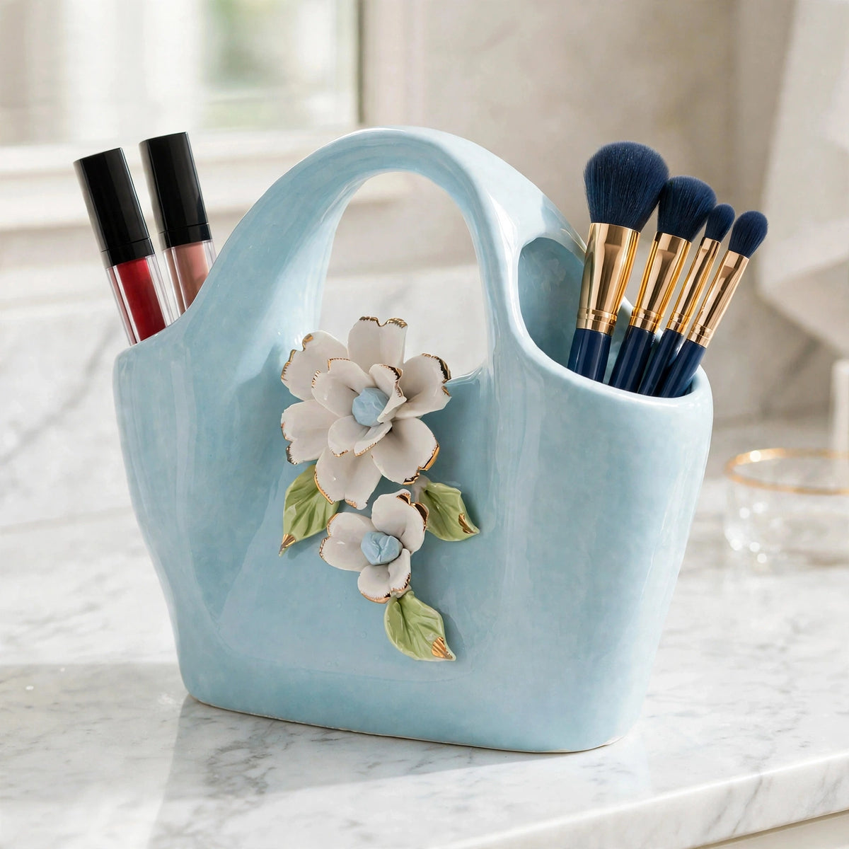 Handbag Fleur Porcelain Vase