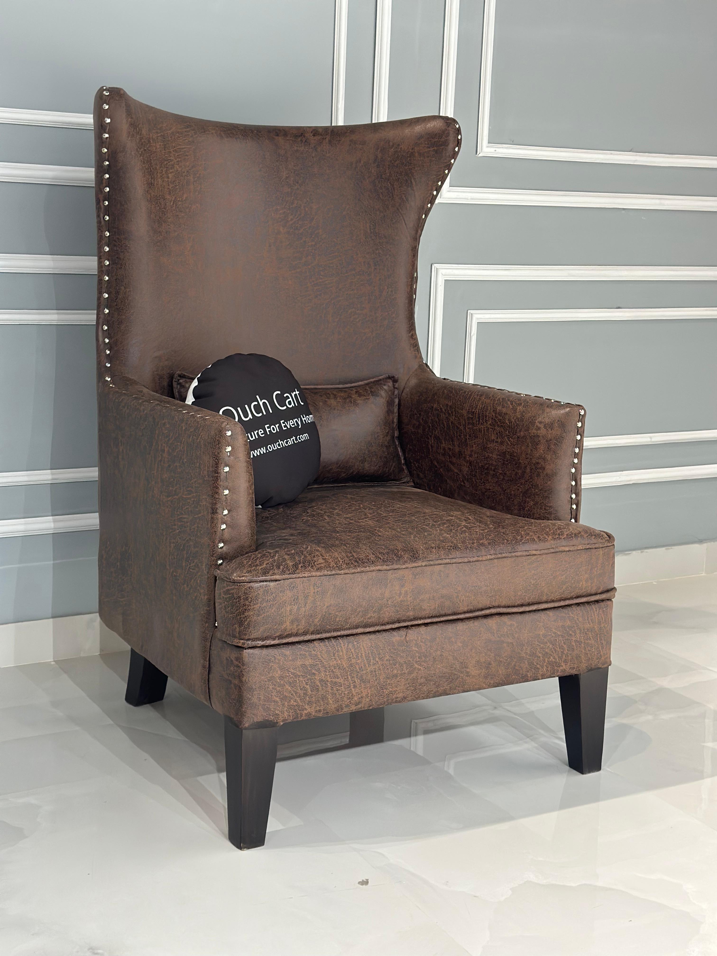 Luxurious Wingback Chair with Wide Tufted Back for Ultimate Comfort | Armchair | Wing chair - OUCH CART