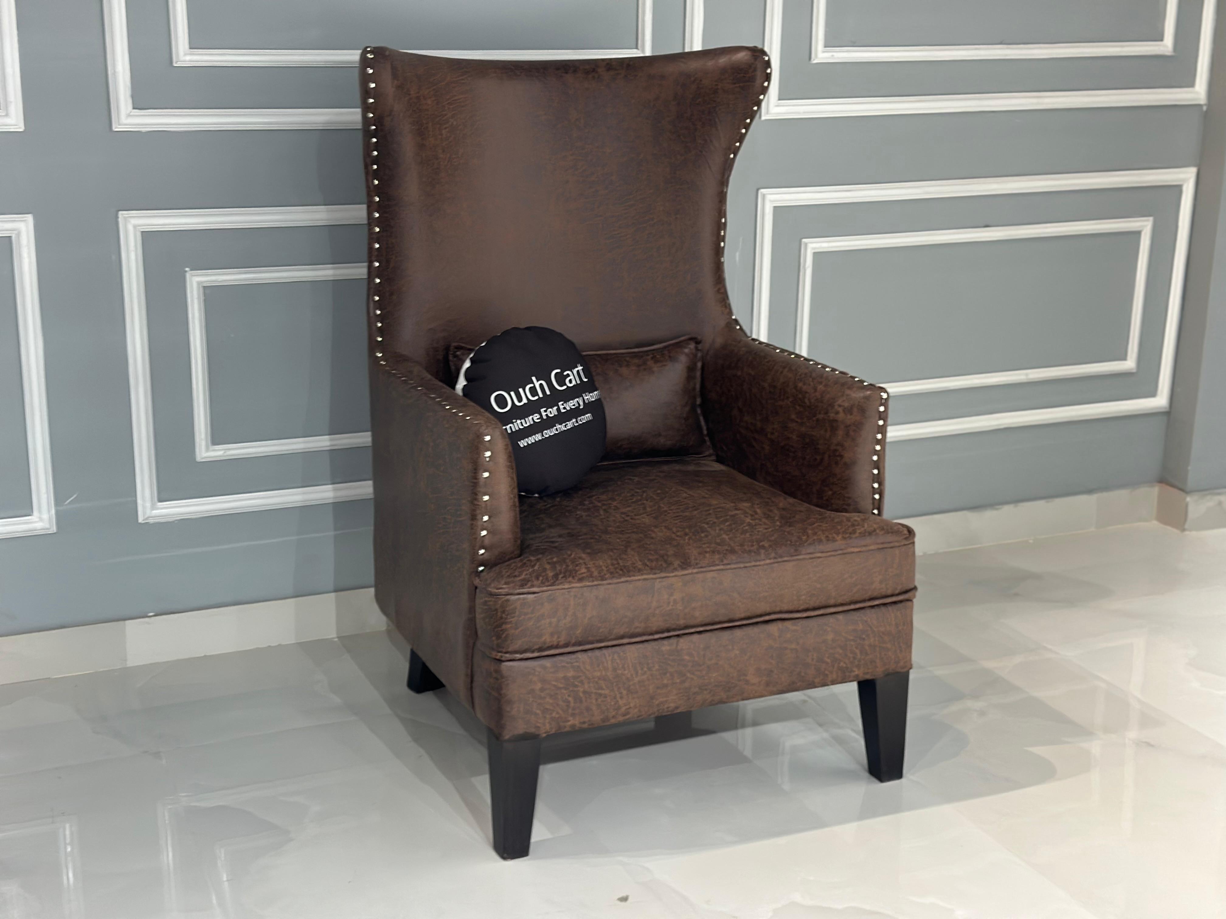 Luxurious Wingback Chair with Wide Tufted Back for Ultimate Comfort | Armchair | Wing chair - OUCH CART