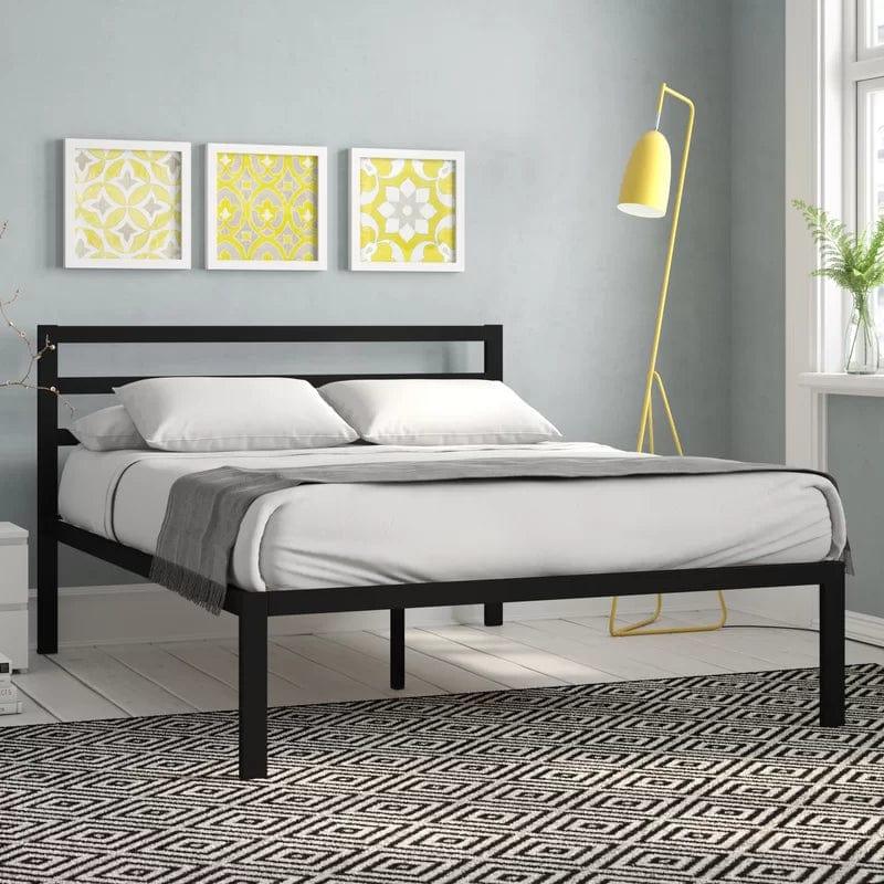 Wick Metal Bed Frame with Headboard - Ouch Cart