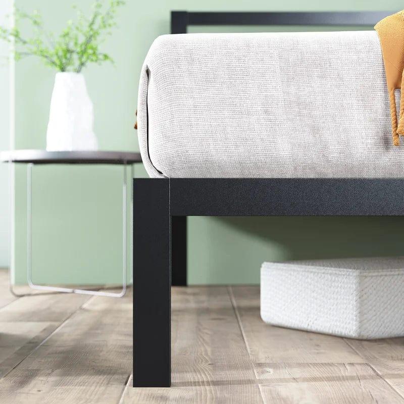 Wick Metal Bed Frame with Headboard - Ouch Cart