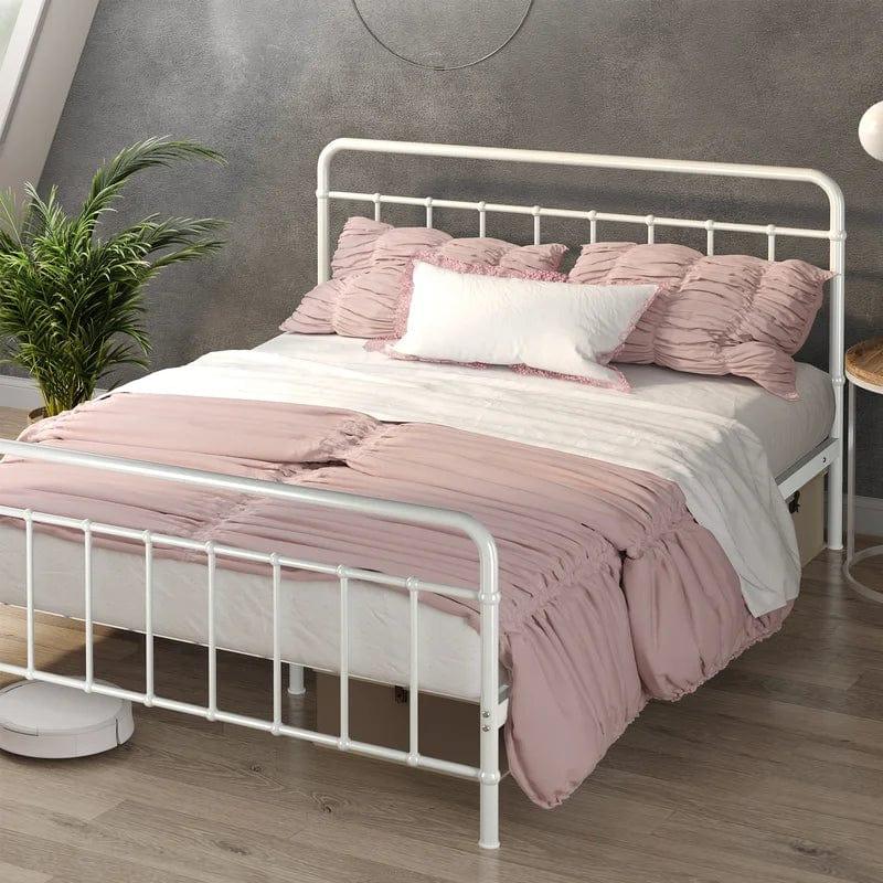Wigan Farmhouse Metal Bed Frame - Ouch Cart