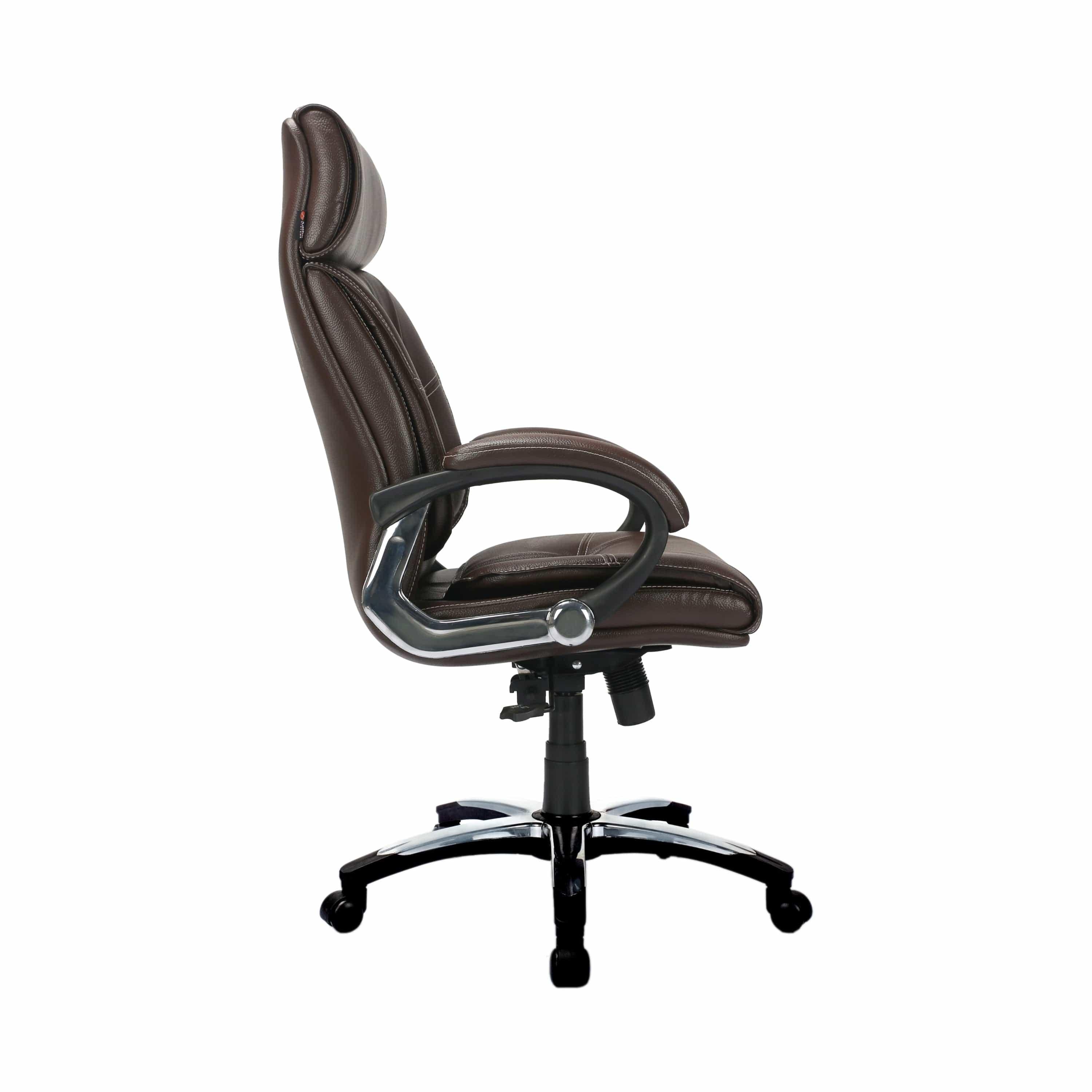 Adiko High back Executive Chair in Brown - Ouch Cart | Office chair | Study chair