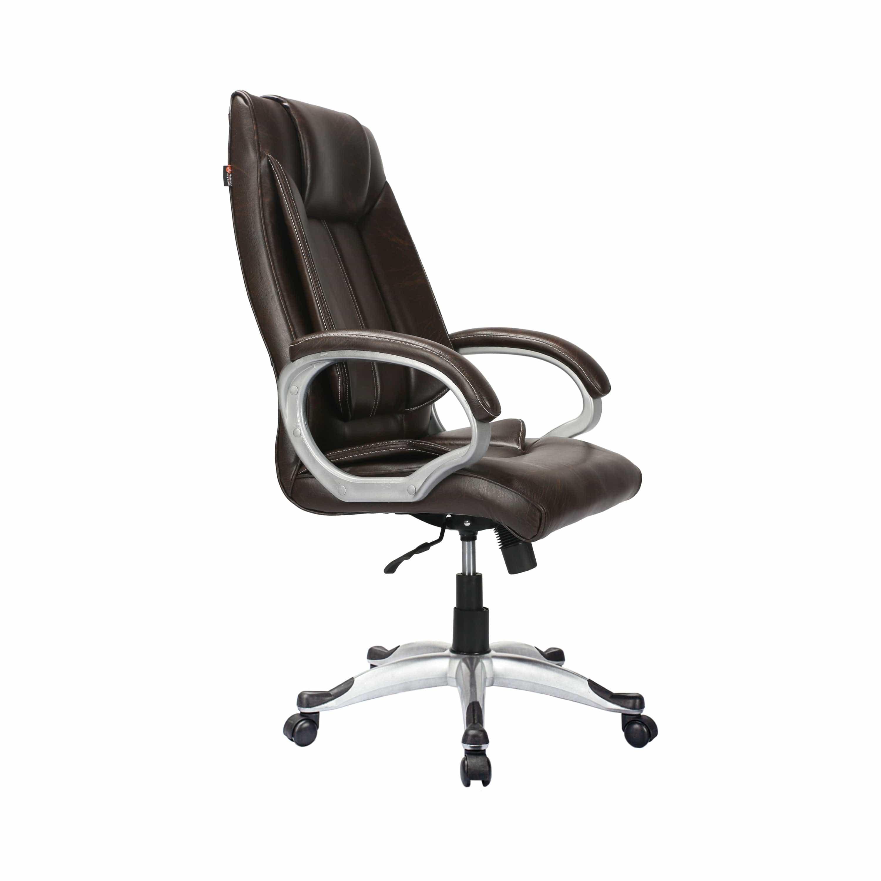 Adiko High Back Executive Chair in Brown - Ouch Cart