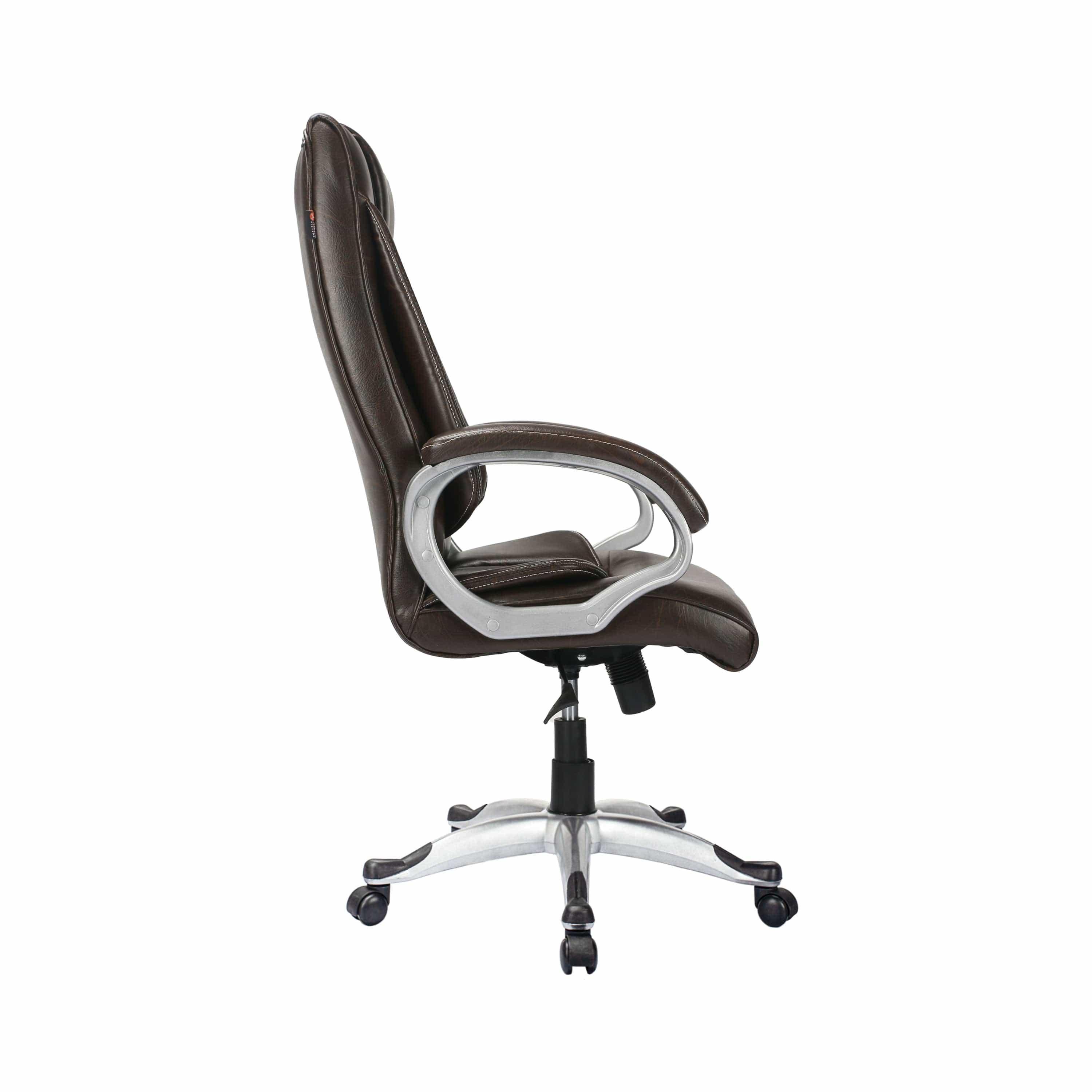 Adiko High Back Executive Chair in Brown - Ouch Cart | Office chair | Study chair