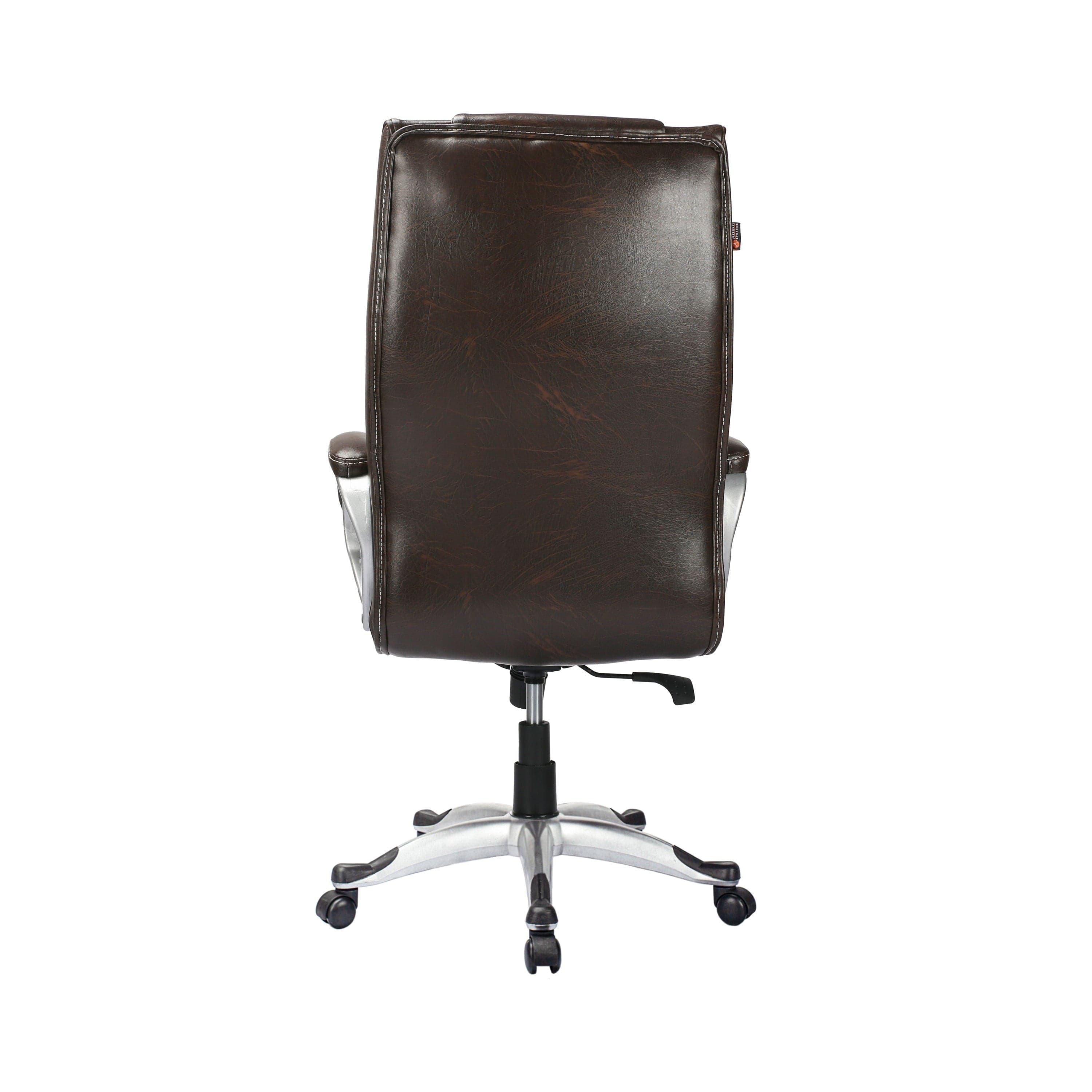 Adiko High Back Executive Chair in Brown - Ouch Cart