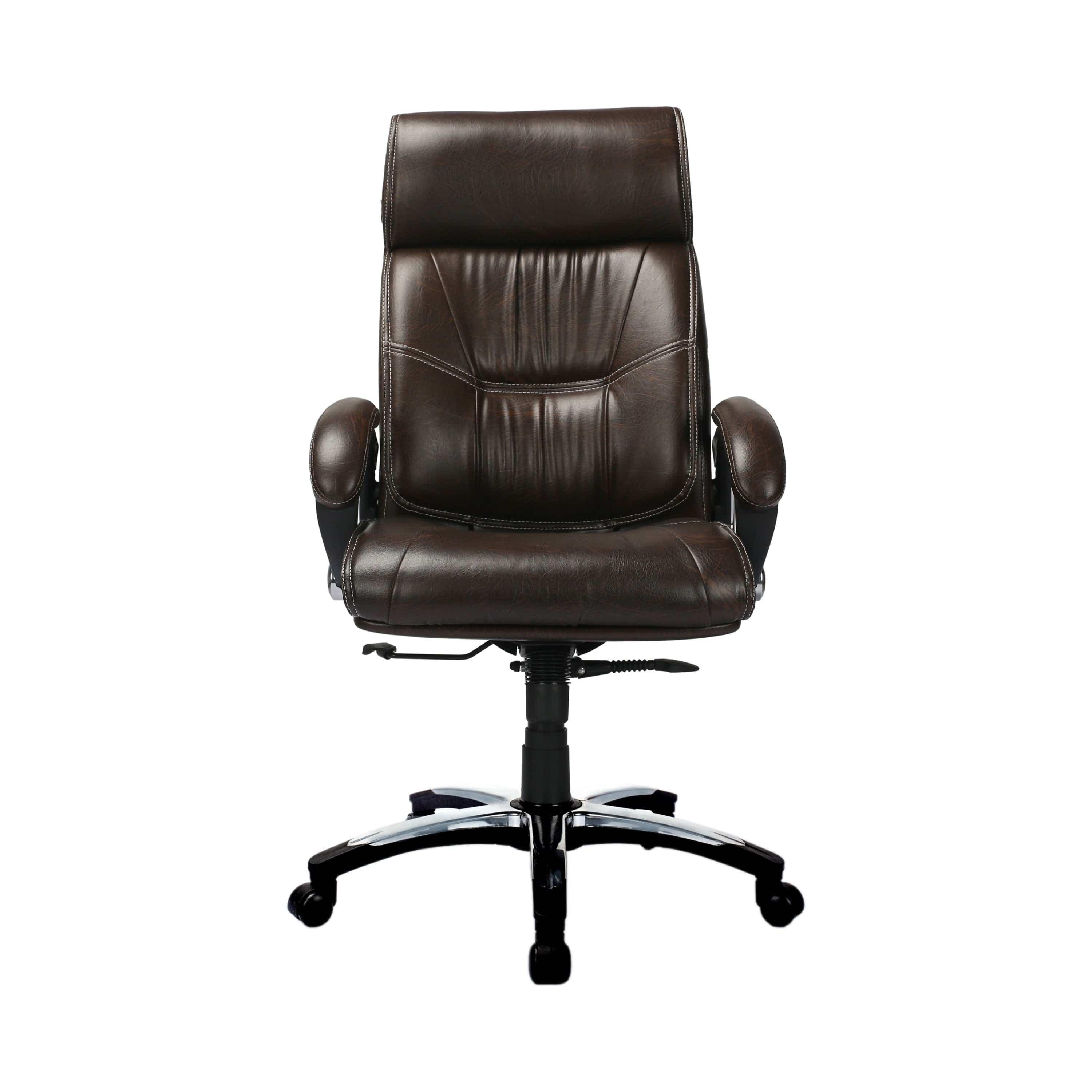 Adiko High back Executive Chair in Brown - Ouch Cart | Office chair | Study chair