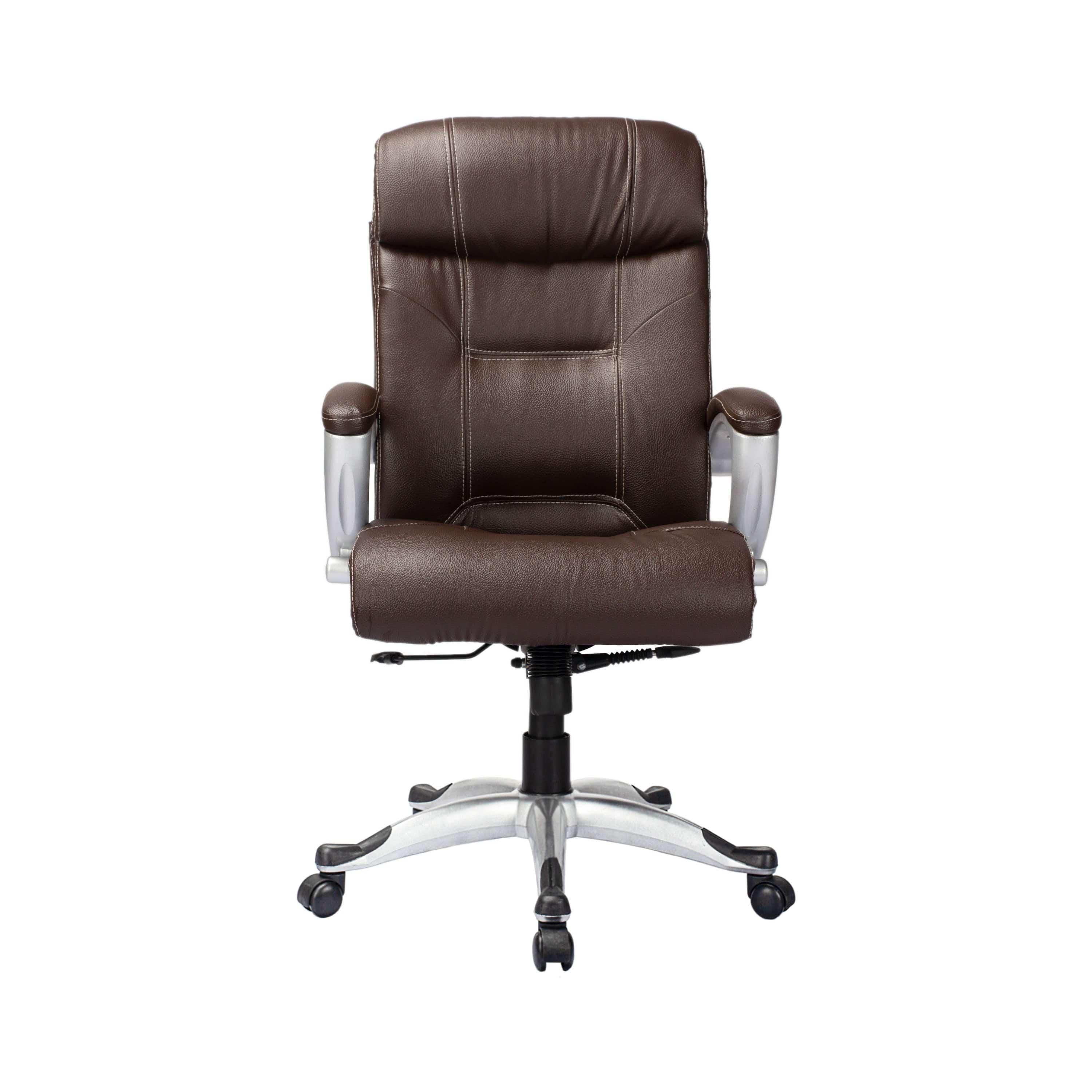 Adiko High Back Director Chair in Brown - Ouch Cart | Office chair | Study chair