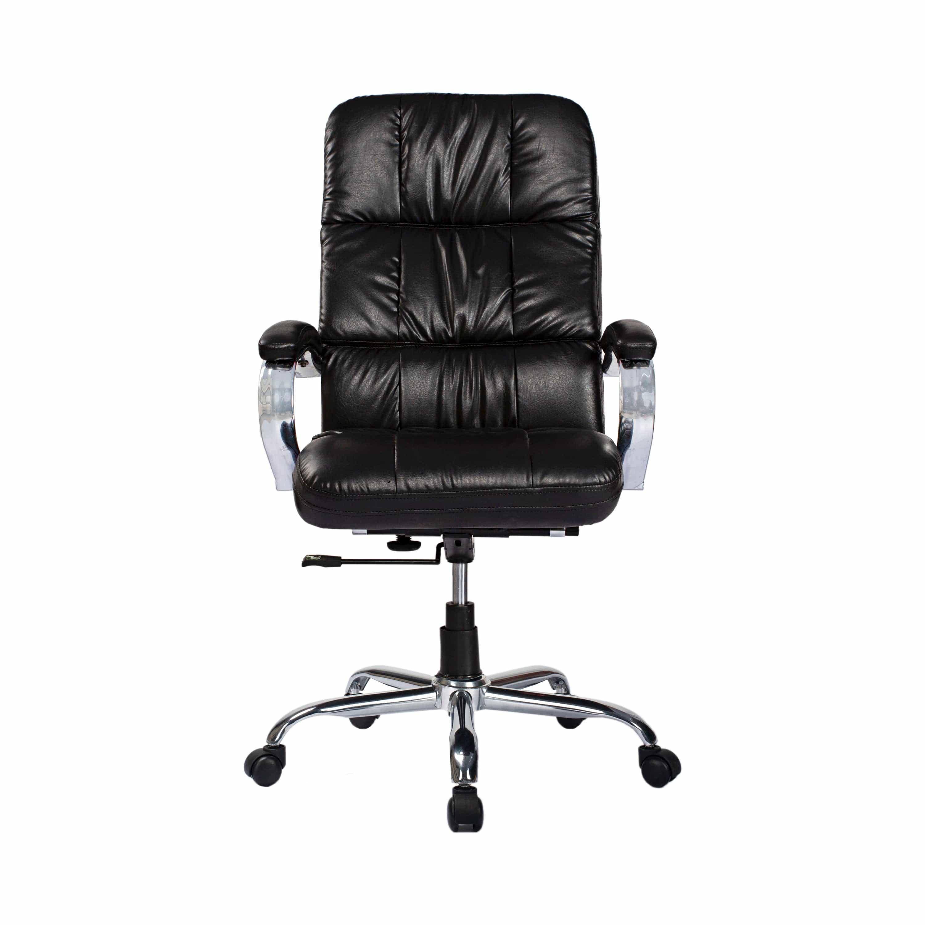 Adiko Puffy Director Chair in Black - Ouch Cart | Office chair | Executive chair