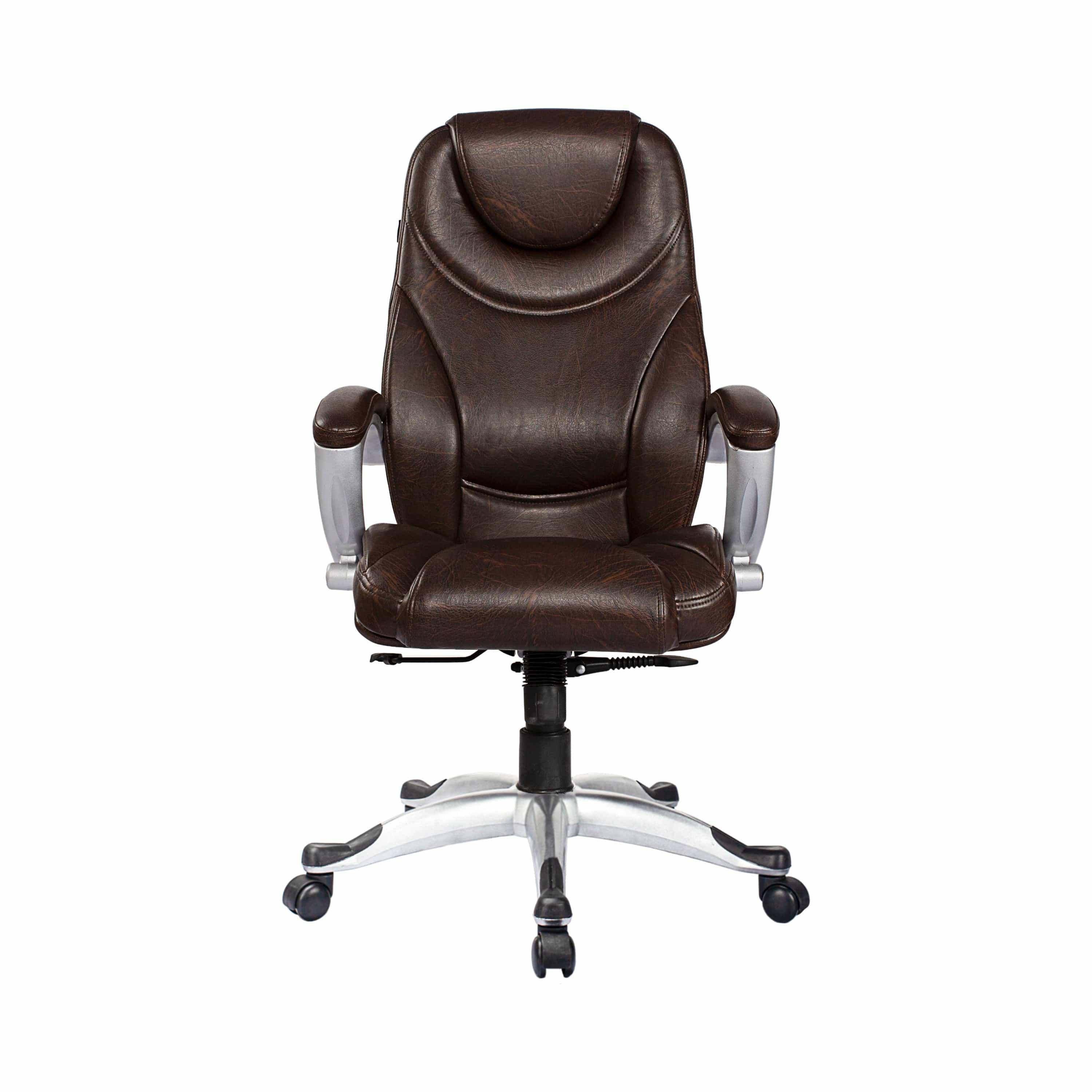 Adiko Designer Executive Chair in Brown - Ouch Cart | Office chair | Study chair