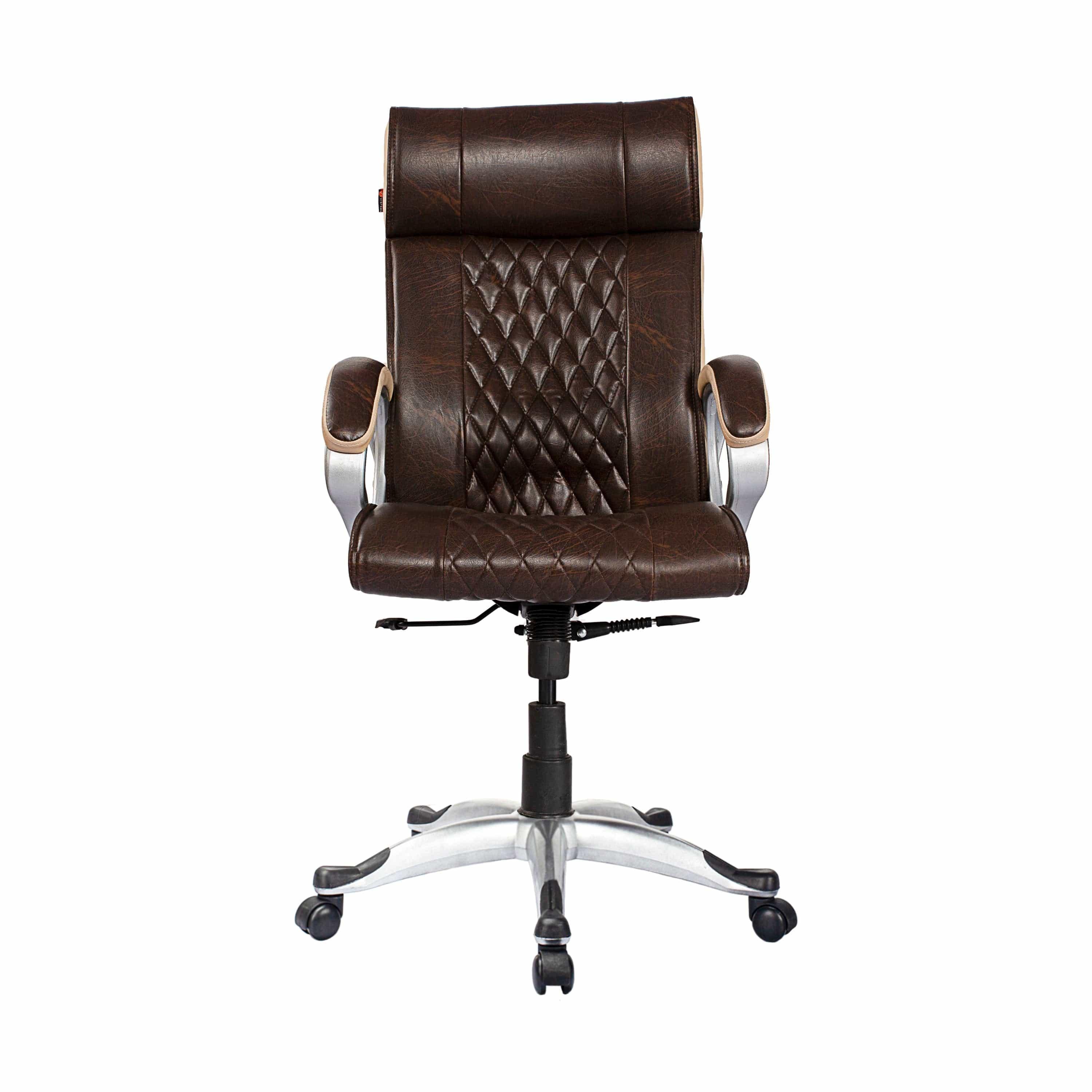 Adiko Designer Executive Chair in Brown - Ouch Cart | Study chair | Office chair