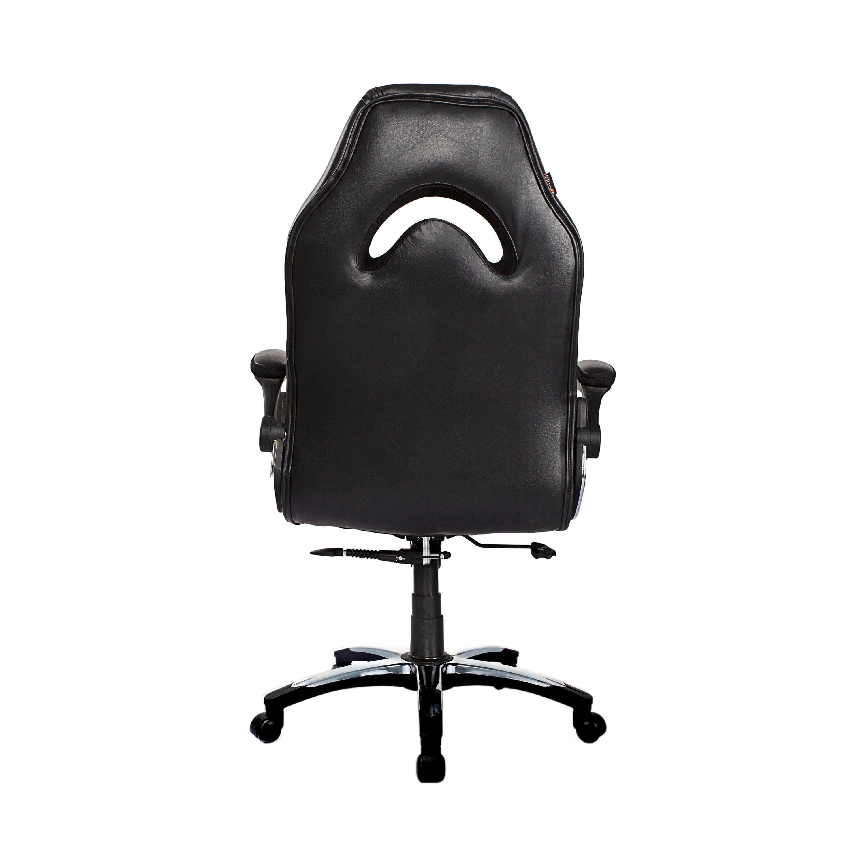 Adiko High Back Designer Gaming Chair in Black - Ouch Cart