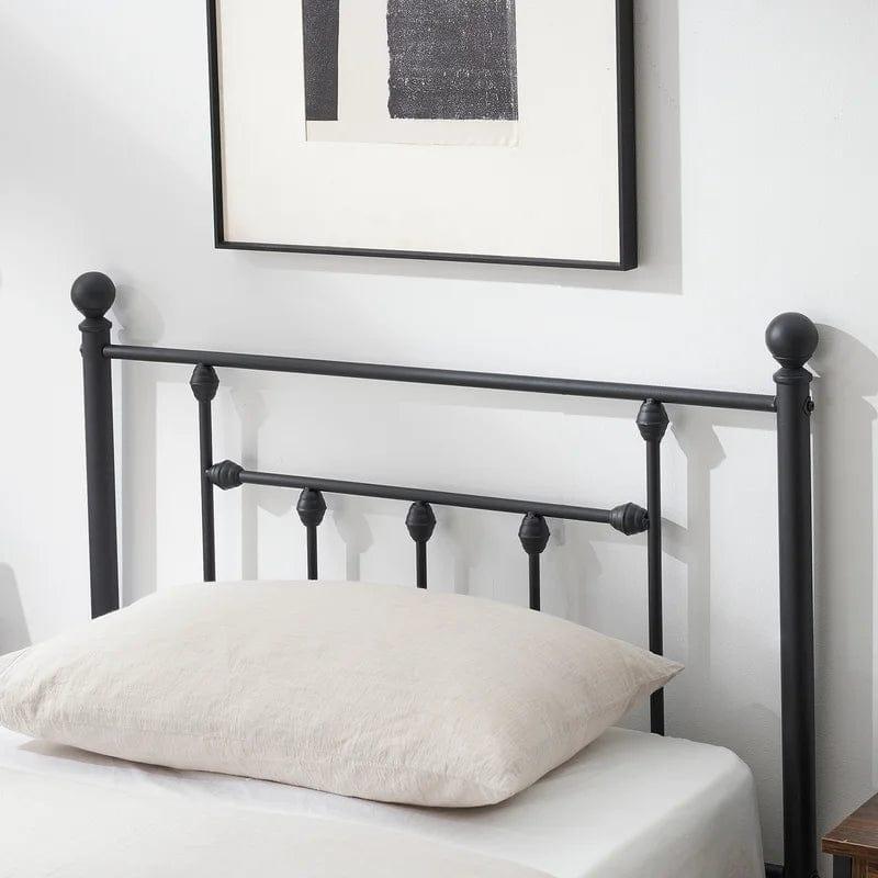 YT Metal Bed Frame with Headboard - Ouch Cart