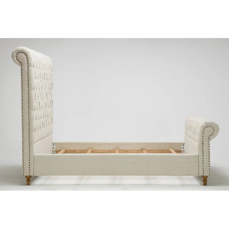 Yearsley Upholstered Slat Bed OUCH CART