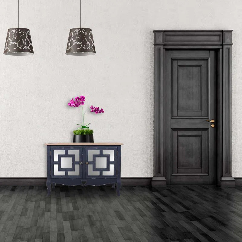 Natalia Solid Wood Top Console Table Ouch Cart