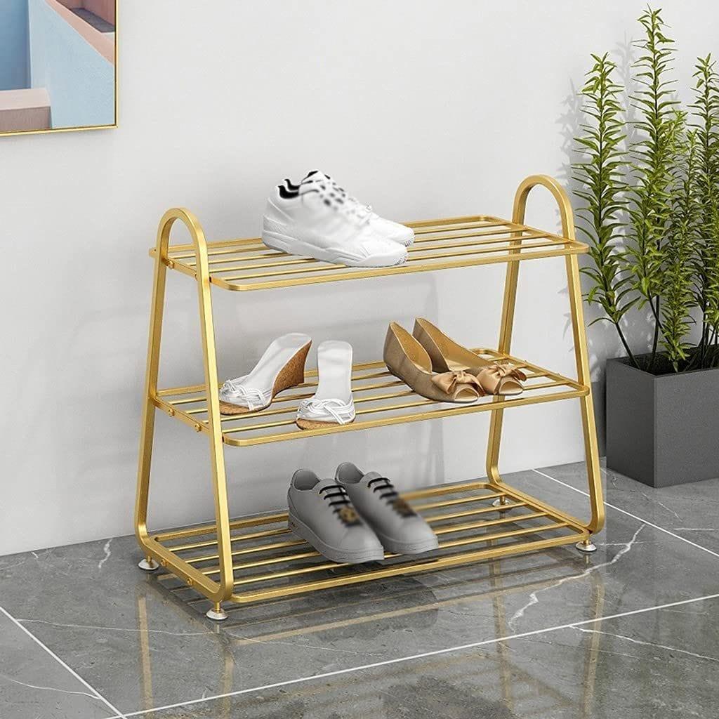ELEGANT 3 -Tier Metal Shoe Rack. - Ouch Cart