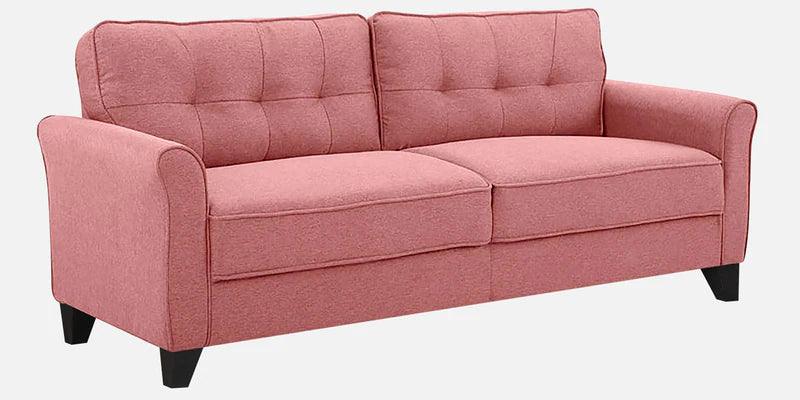 Fabric 3 Seater Sofa In Pink Colour - Ouch Cart