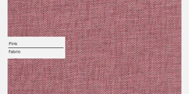 Fabric 3 Seater Sofa In Pink Colour - Ouch Cart