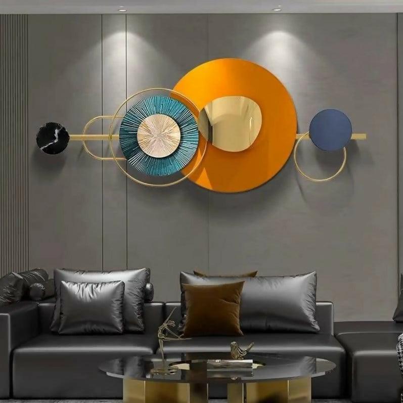 DOUBLE STATE ORANGE WALL ART - Ouch Cart