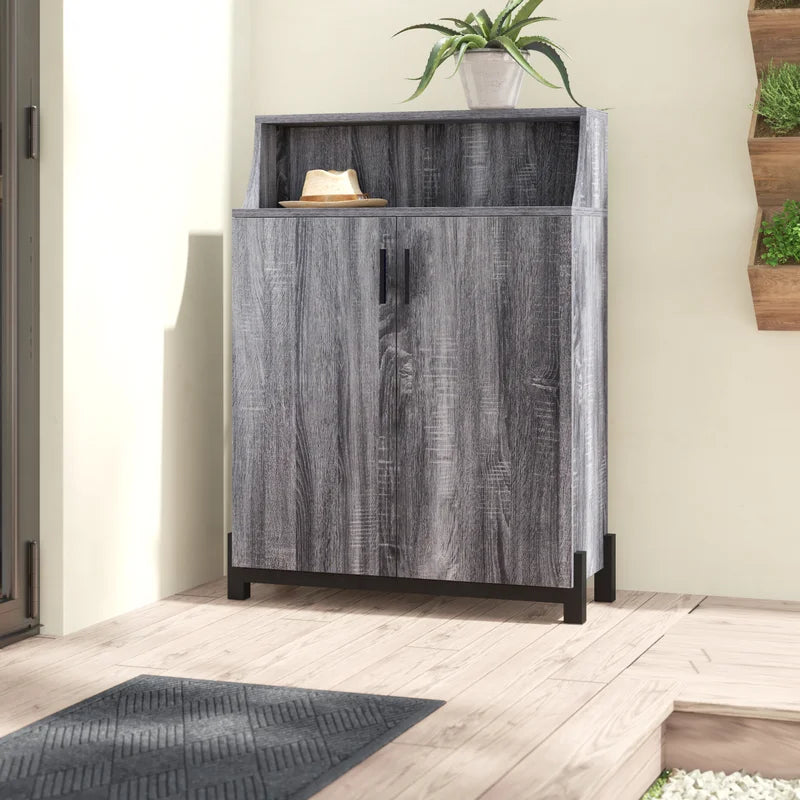12 Pair Shoe Storage Cabinet Ouch Cart
