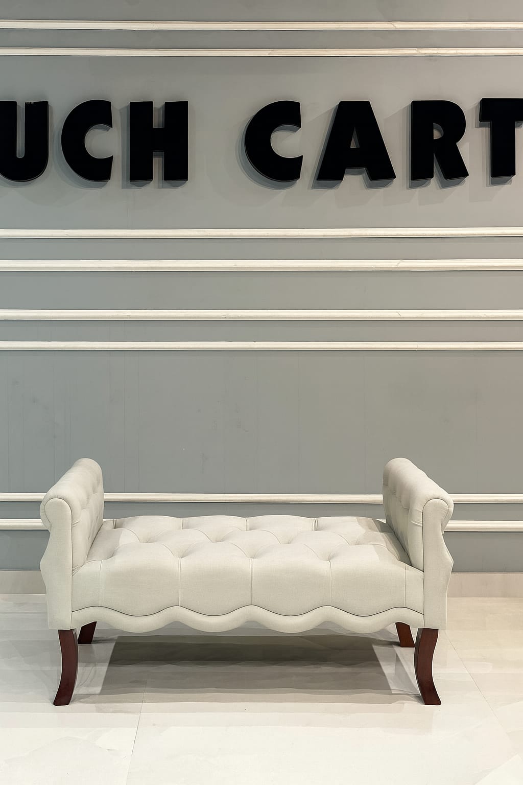 Modern Upholstered Tufted Button Bench for Bedroom,Entryway Living Room Soft Padded Seat-Navy