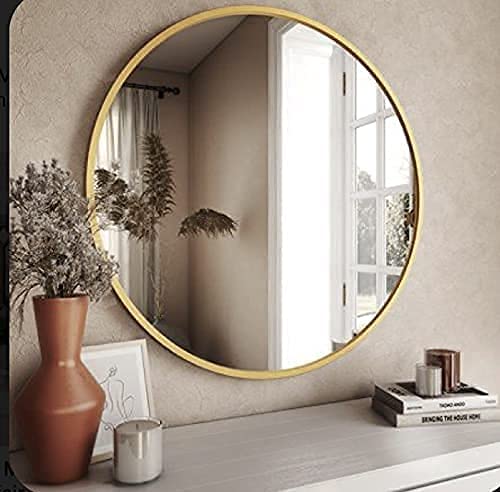 Gold Ovel Shape Wall Mirror