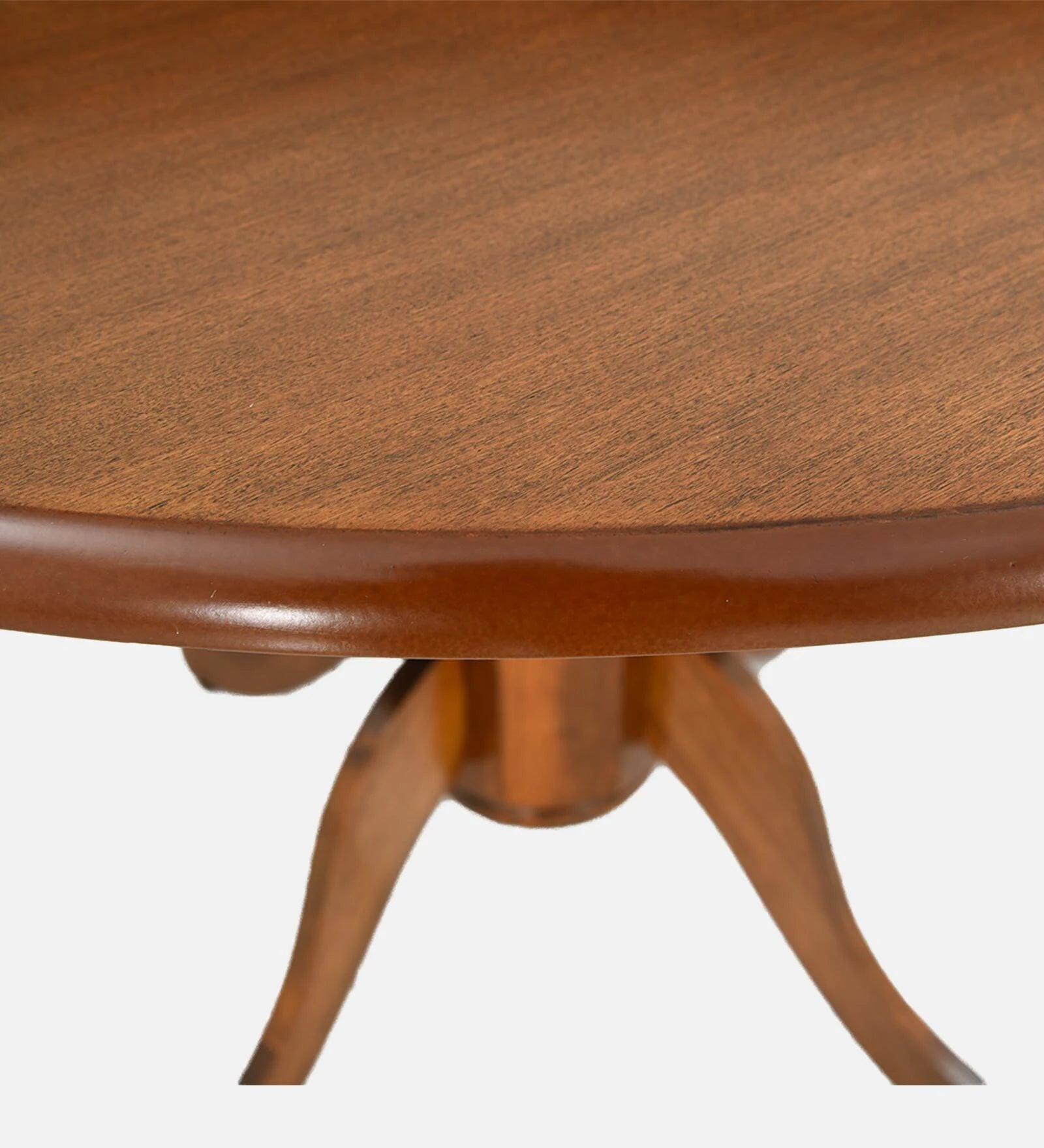 Solid Wood 4 Seater Dining Set in Brown Colour - Ouch Cart