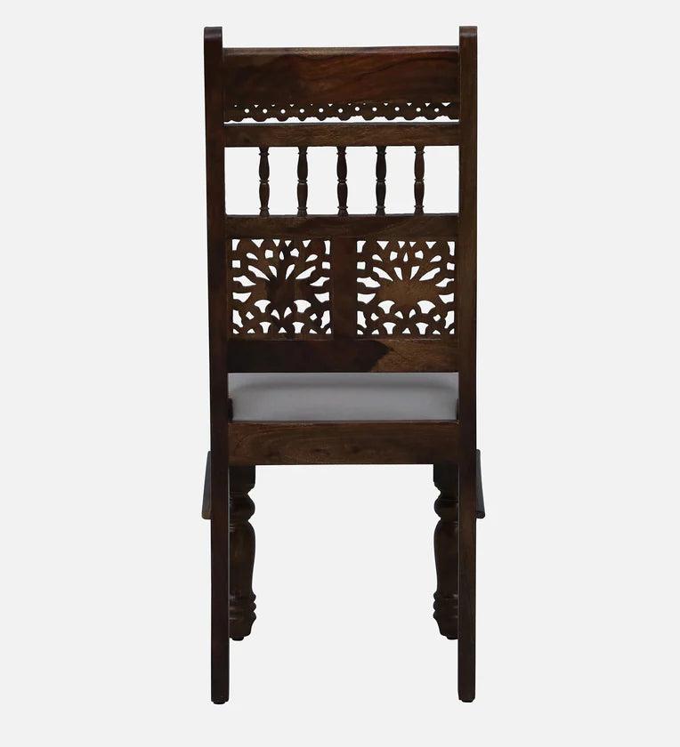 Sheesham Wood 6 Seater Dining Set In Provincial Teak Finish With Bench - Ouch Cart