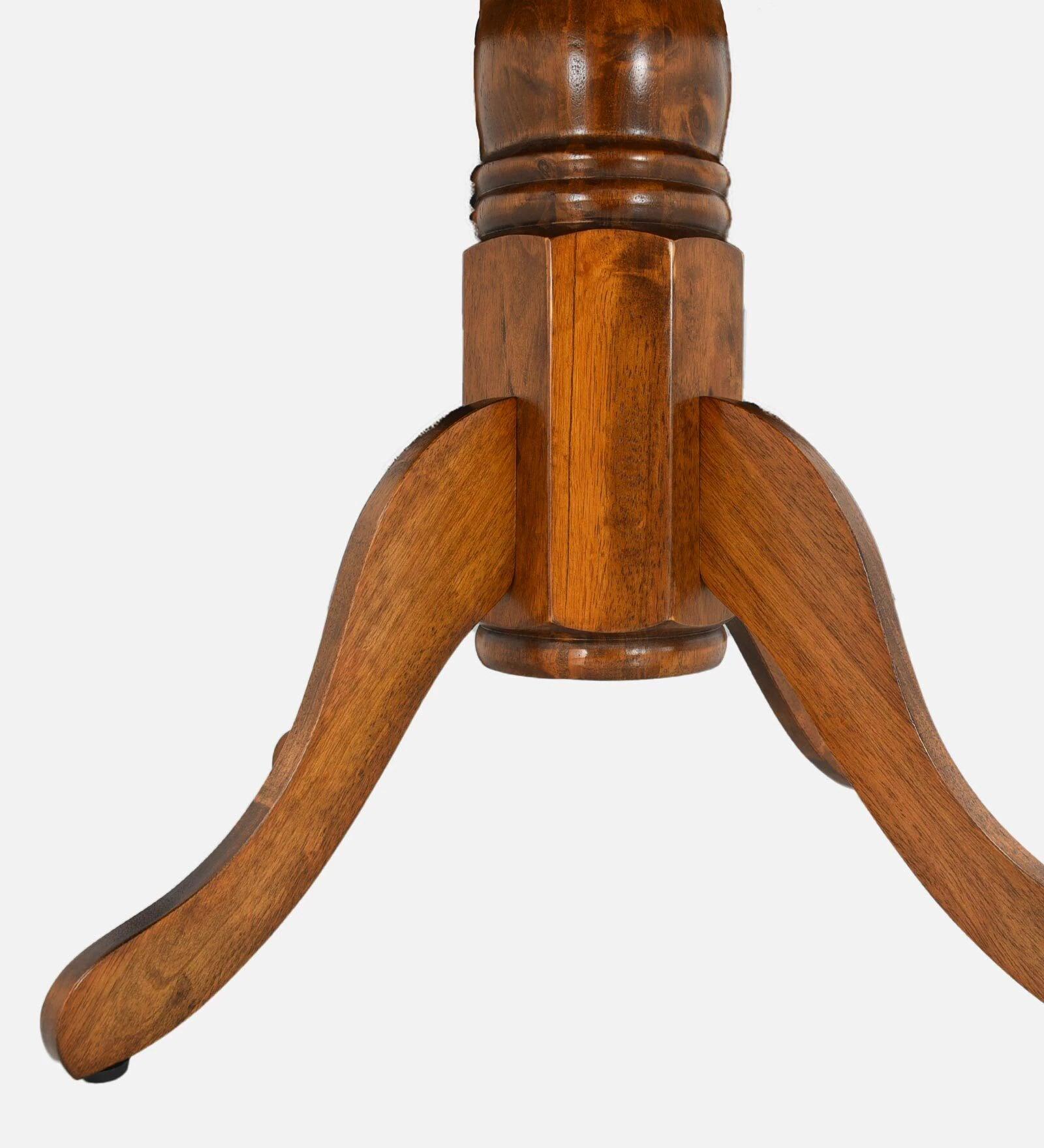 Solid Wood 4 Seater Dining Set in Brown Colour - Ouch Cart