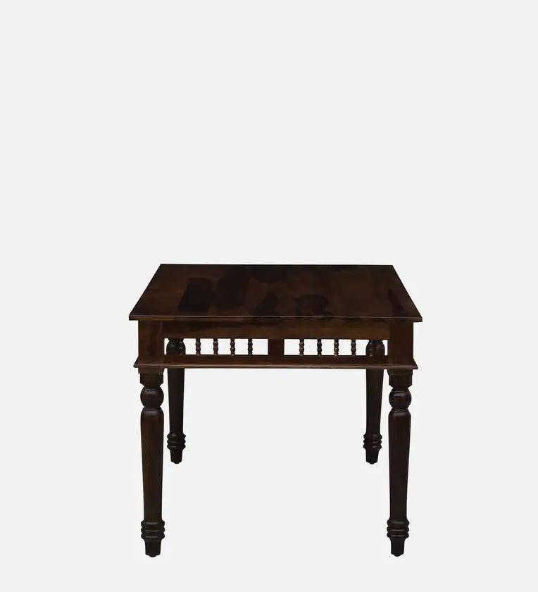 Sheesham Wood 6 Seater Dining Set In Provincial Teak Finish With Bench - Ouch Cart