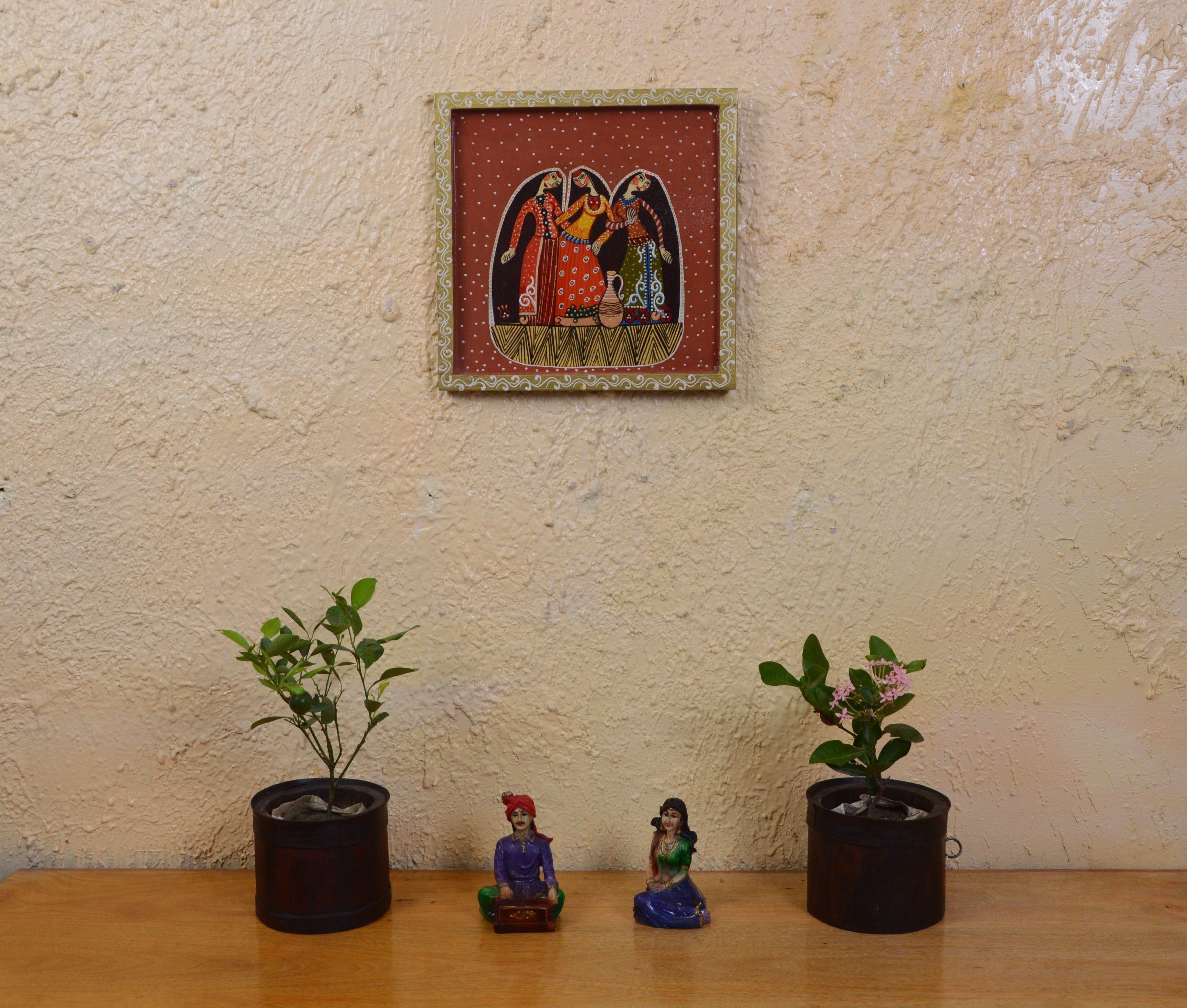 wooden painted wall panels - Ouch Cart